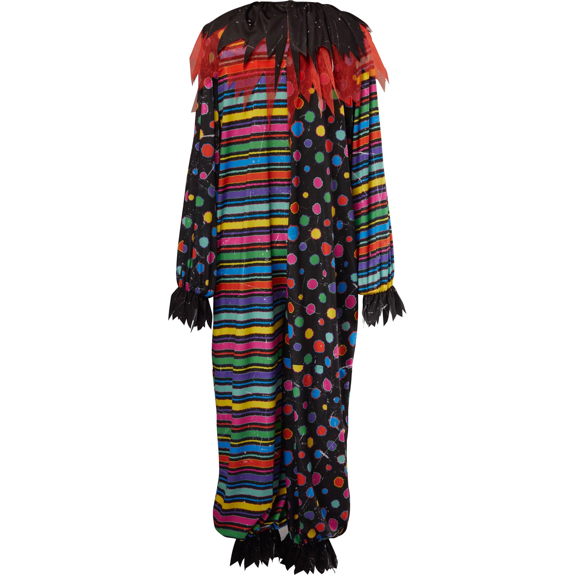 Neon Creepy Clown Costume for Men - Image 4