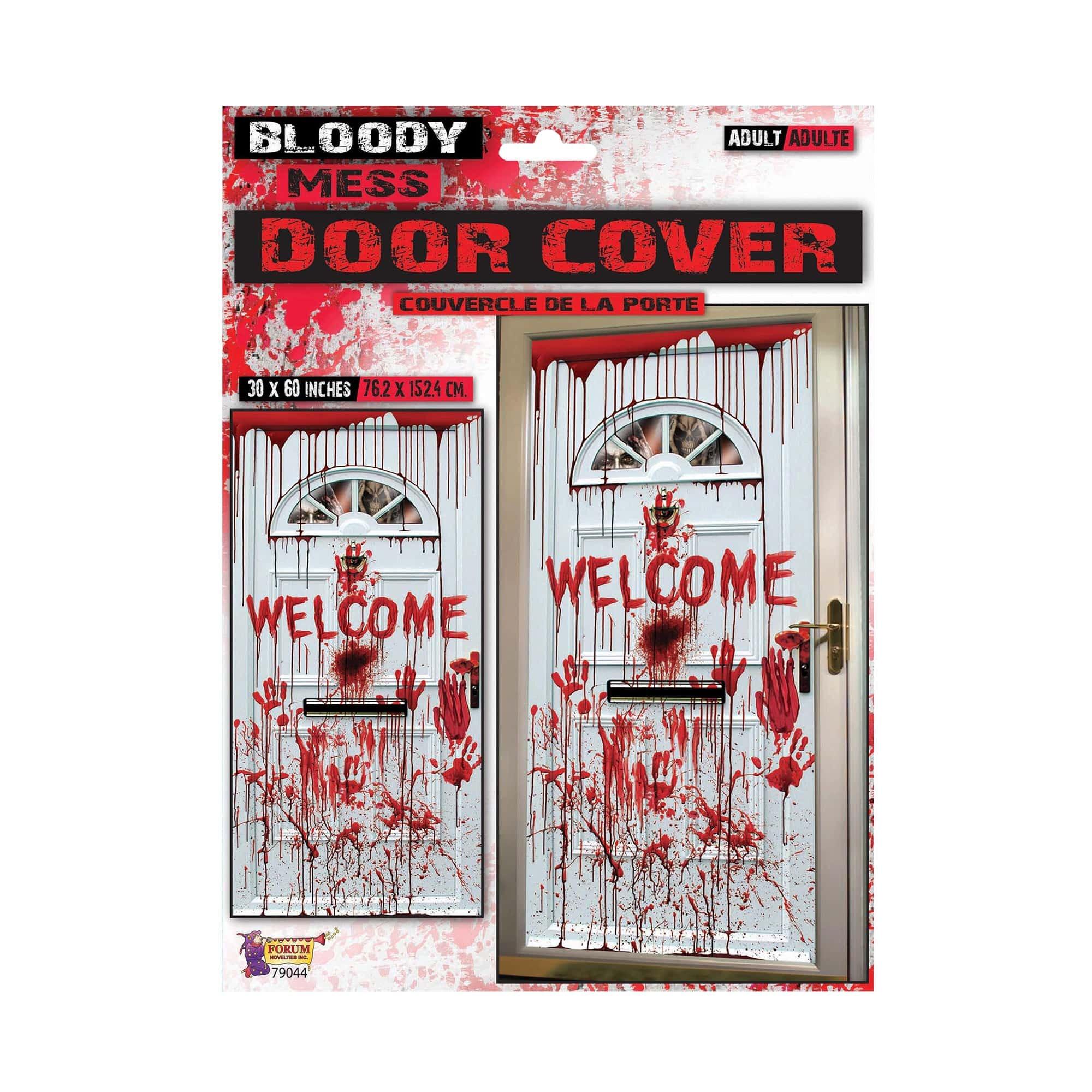 60-inch Bloody Mess Welcome Door Cover Decoration - Image 2