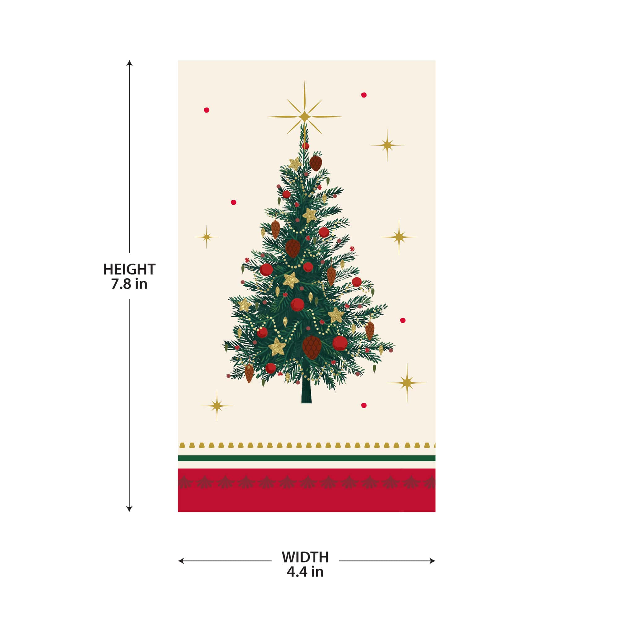 Elegant Evergreen Napkins. 16ct (Beverage. Lunch. or Guest Towel). Assorted Options - Image 7