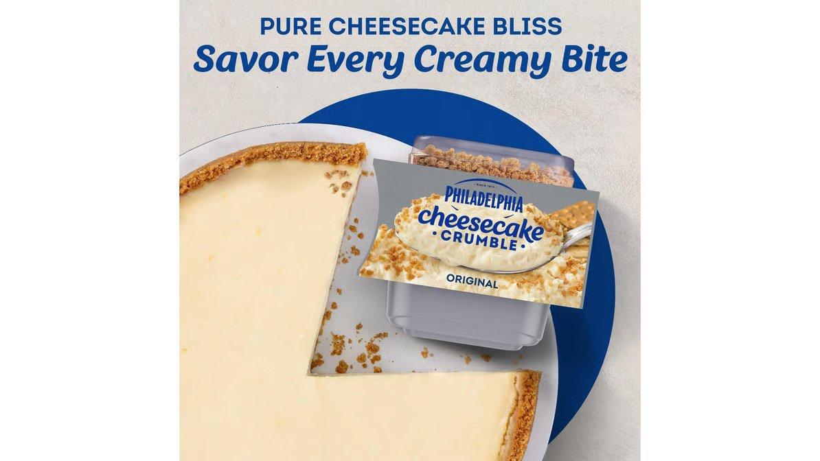 Philadelphia Cheesecake Original with Graham Crumble Dessert (3.3 oz x 2 ct) - Image 6