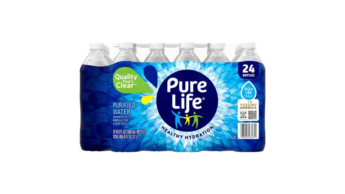 Nestle Pure Life Water Bottle (16.9 oz x 24 ct) - Image 2