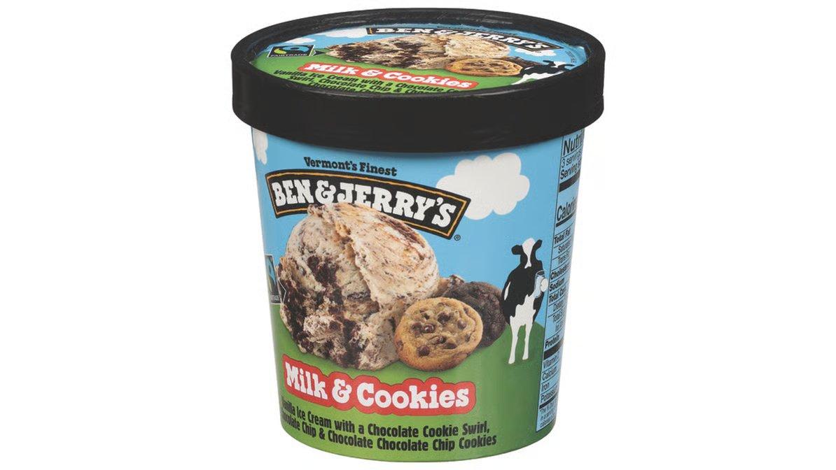 Ben & Jerry's Ice Cream Milk & Cookies (1 pt) - Image 3