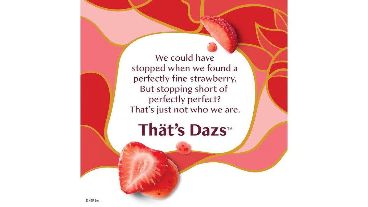 Haagen-Dazs Ice Cream Strawberry (14 oz) - Image 2