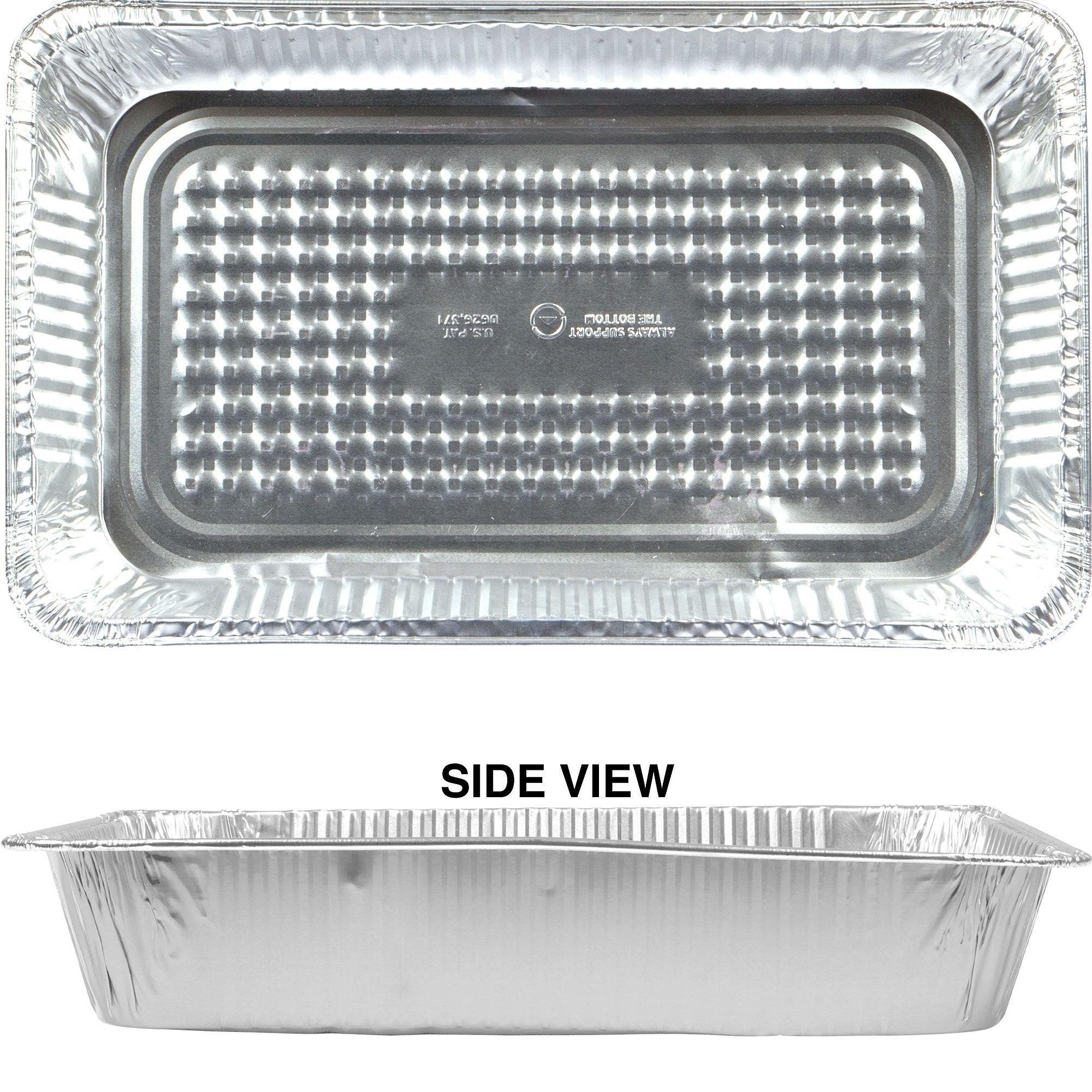Silver Aluminum Full Chafing Dish Steam Pan