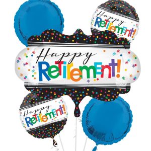 Officially Retired Foil Balloon Bouquet. 5pc