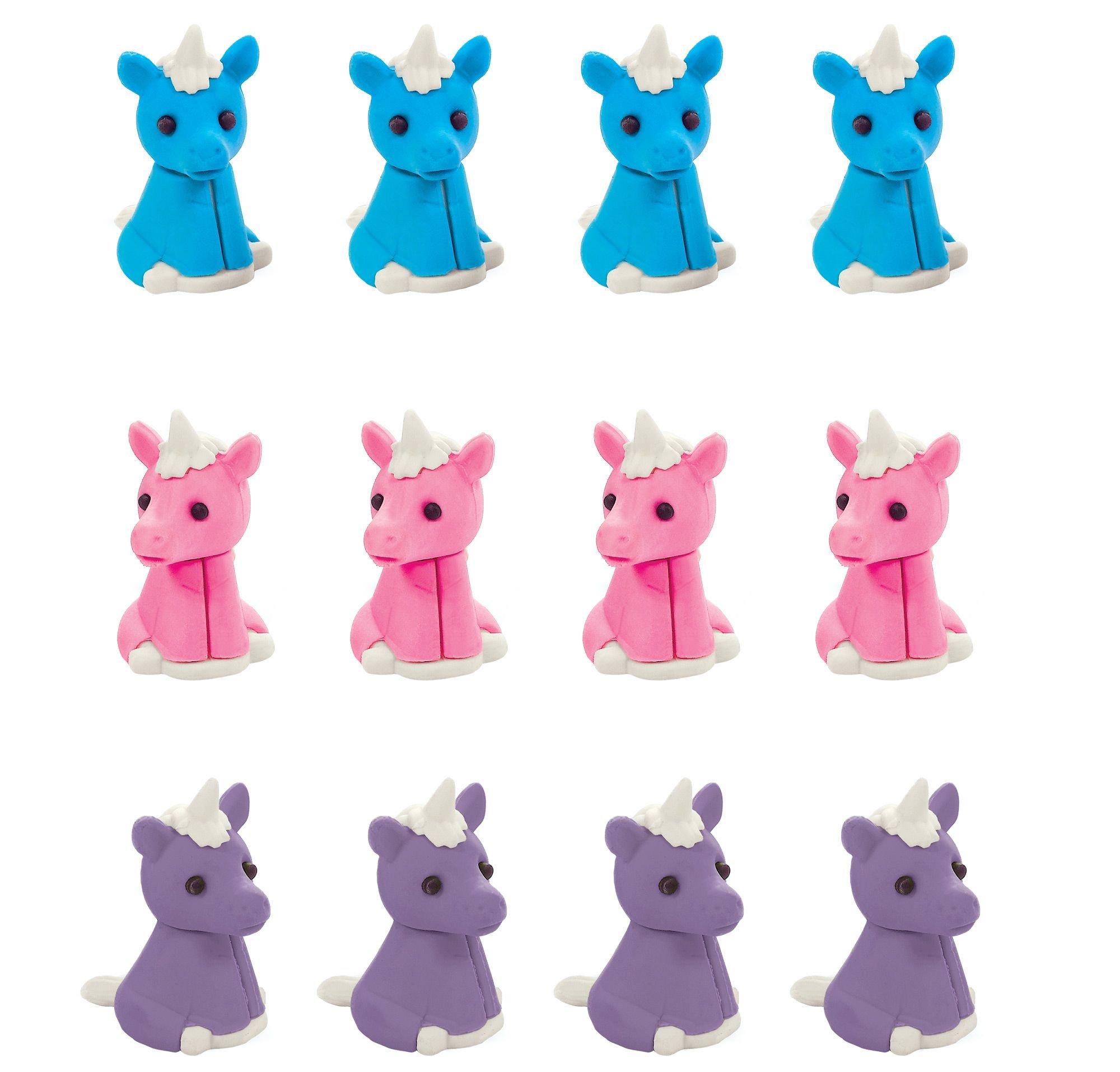 Magical Unicorn Erasers – 12ct Party Favor Set