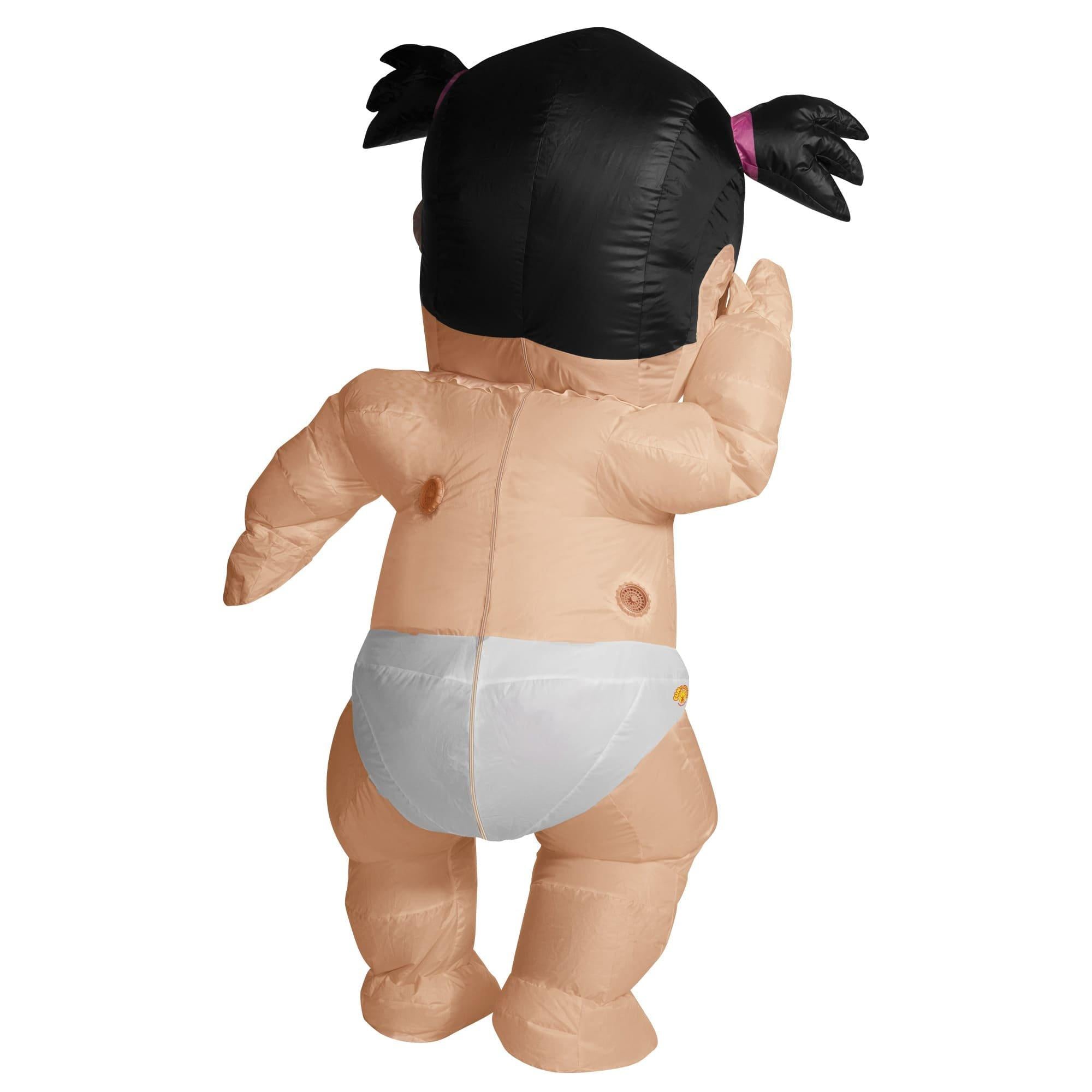 Adult Daddy's Lil Girl Big Baby Inflatable Costume - Image 2