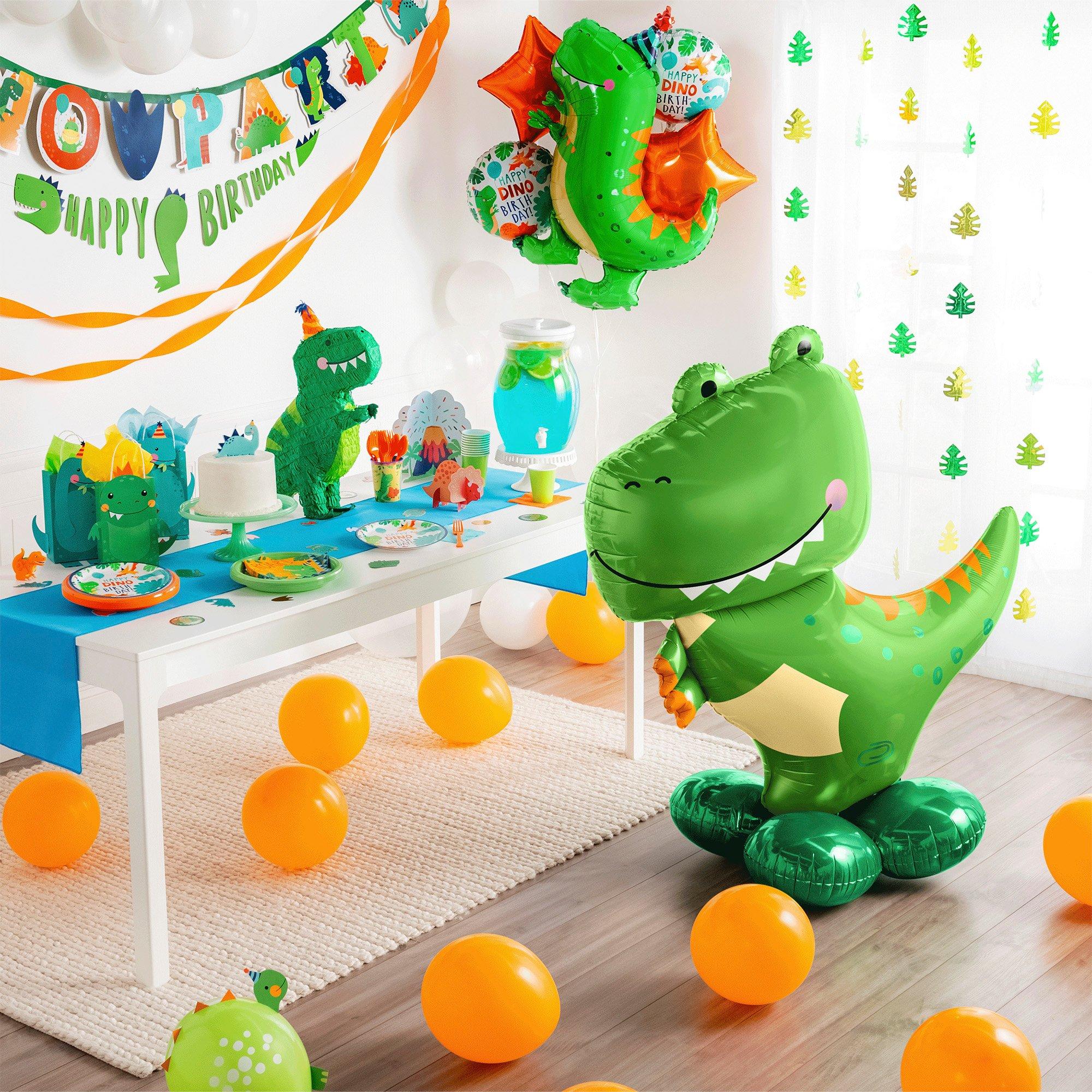 Dino-Mite Birthday Balloon Bouquet. 5pc - Image 2