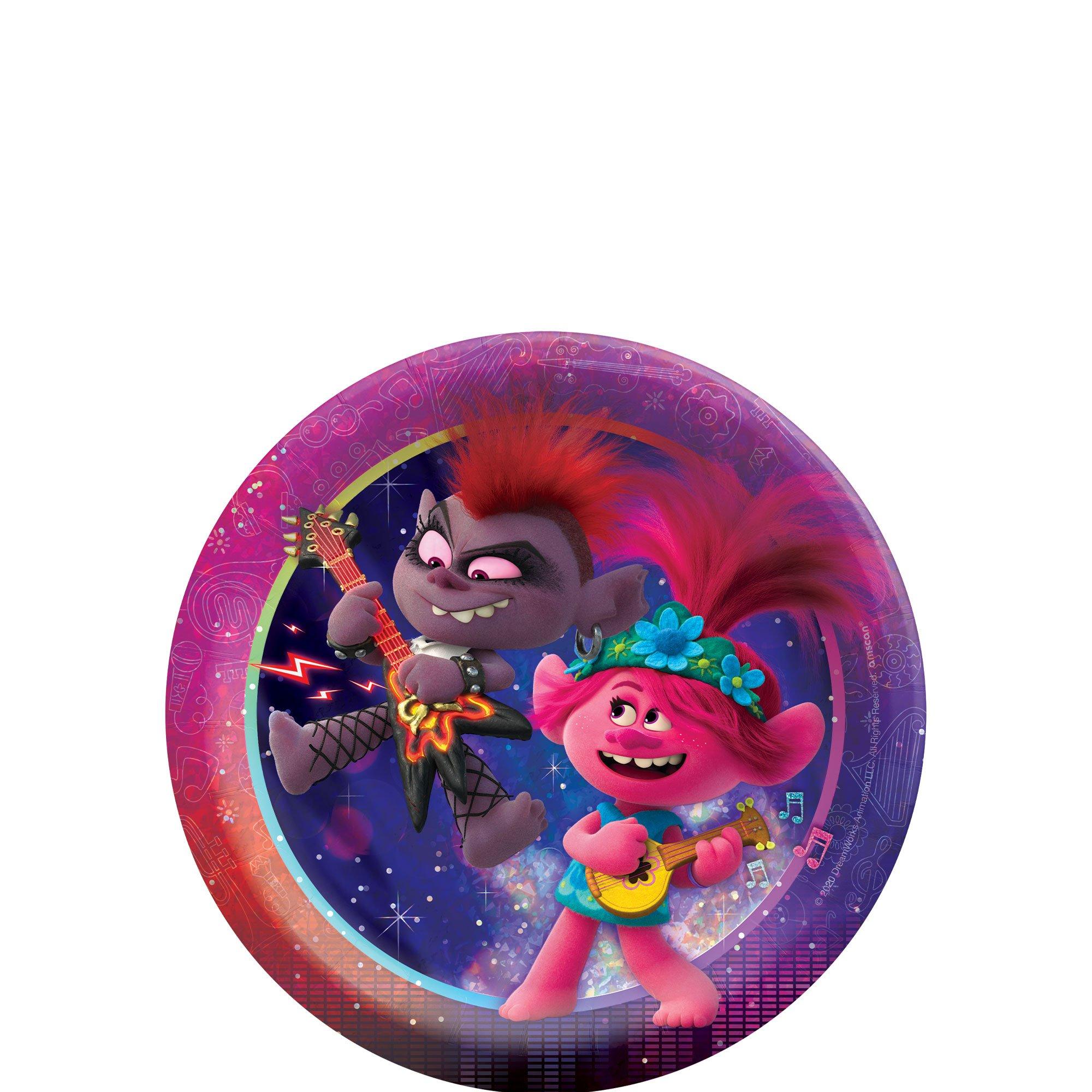 Prismatic Trolls World Tour Dessert Plates 8ct - Image 4