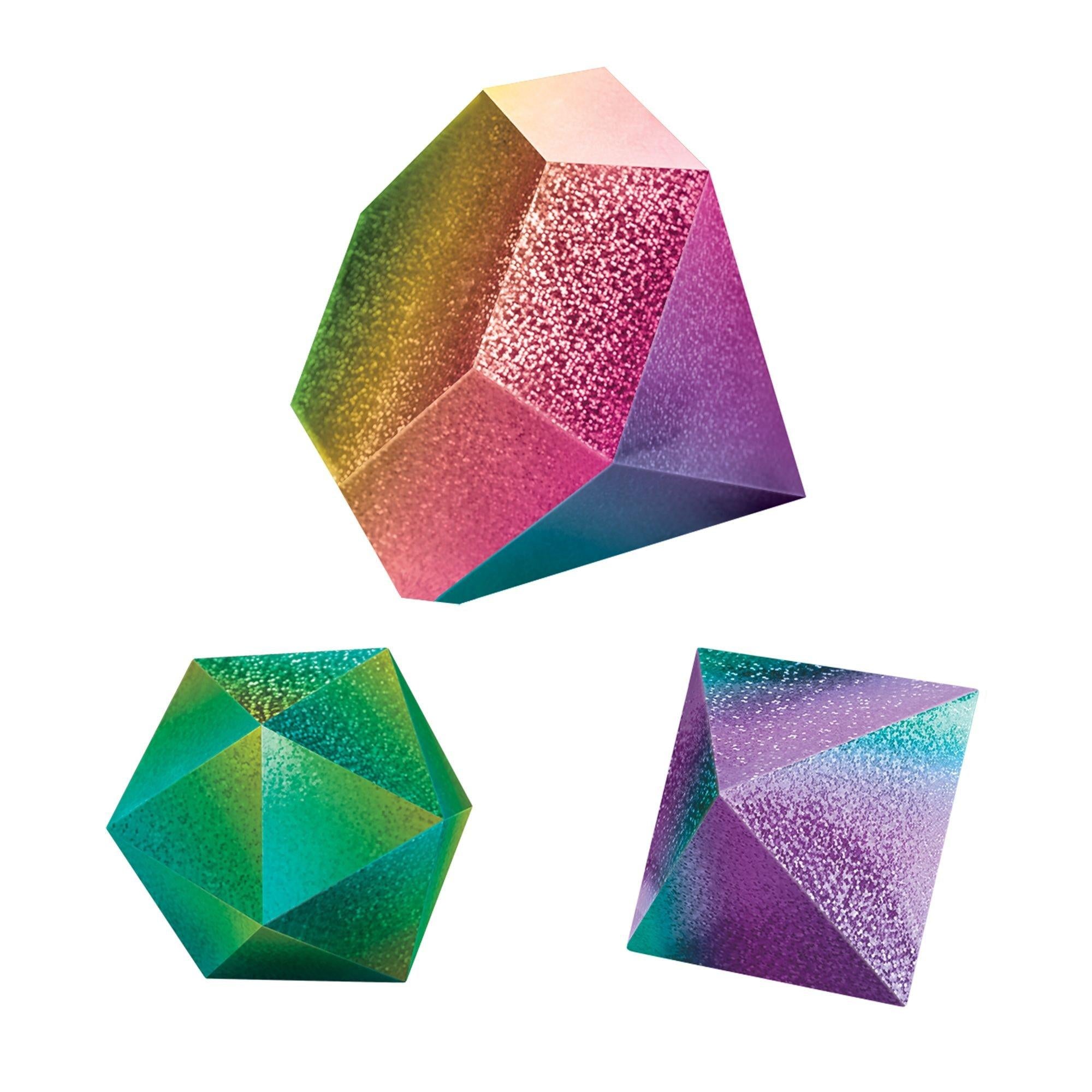 Prismatic Sparkle Jewel Table Decorations. 3pc