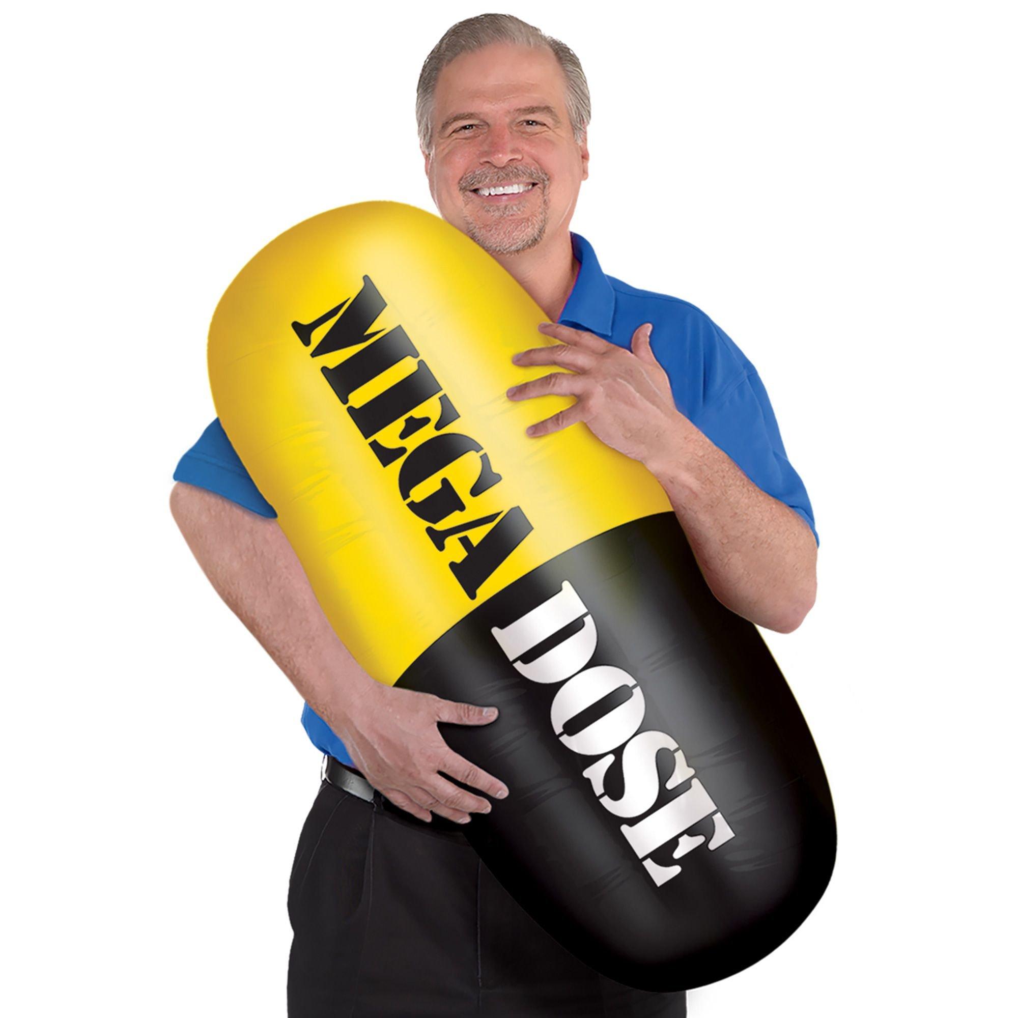 Senior Moments Inflatable Pill Plastic Prop. 15in x 36in