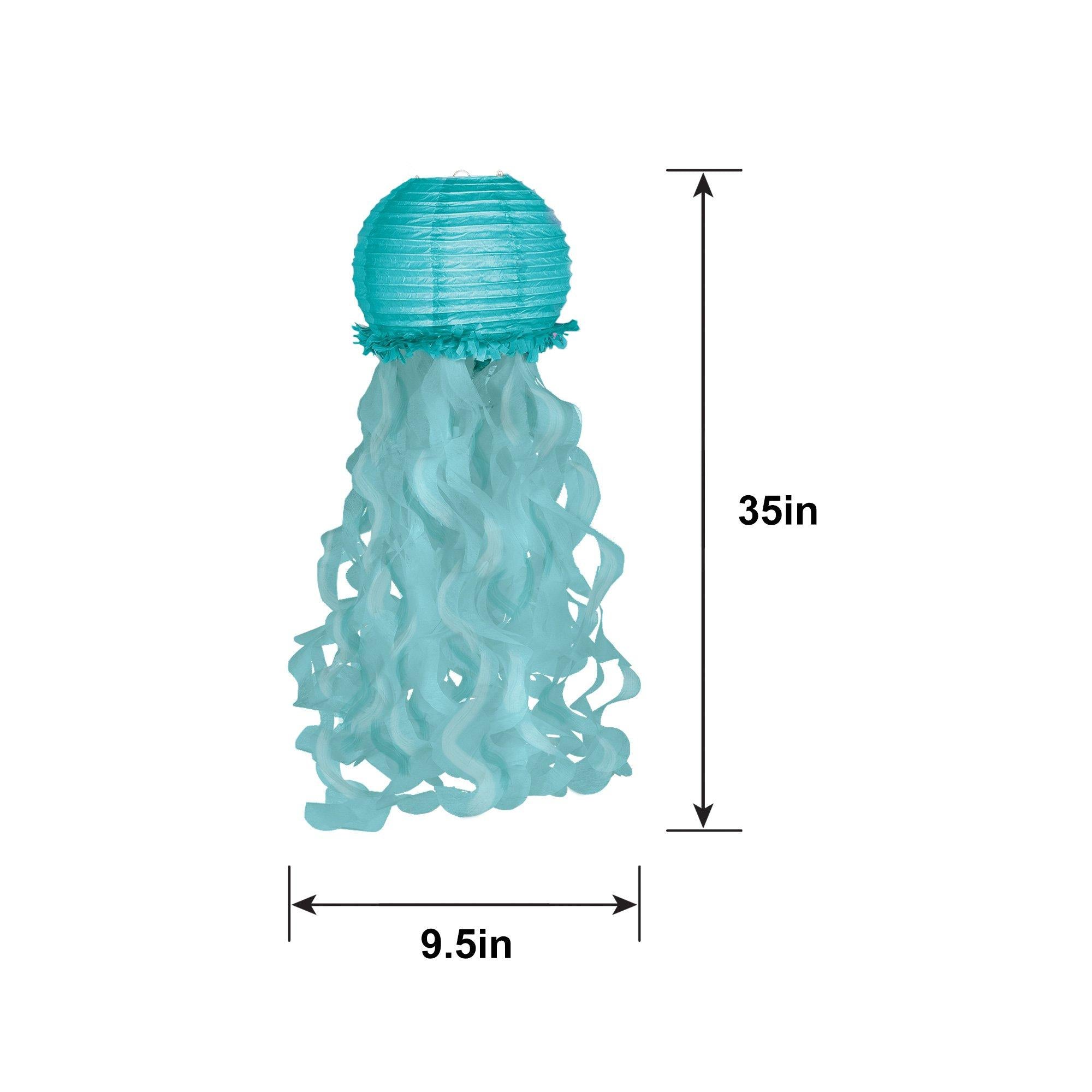 Shimmering Mermaids Jellyfish Paper Lanterns. 9.5in. 3ct - Image 5