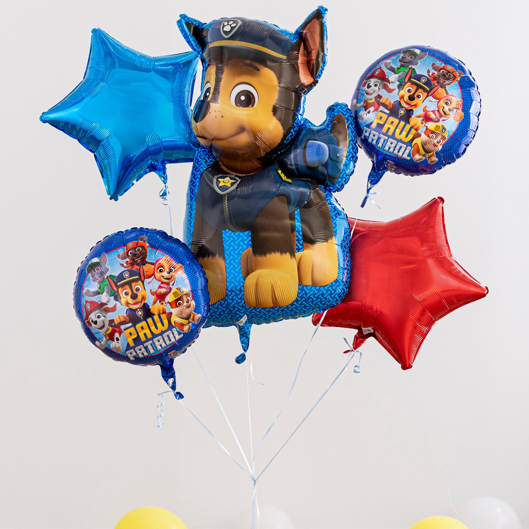 Chase Foil Balloon Bouquet. 5pc - PAW Patrol - Image 2