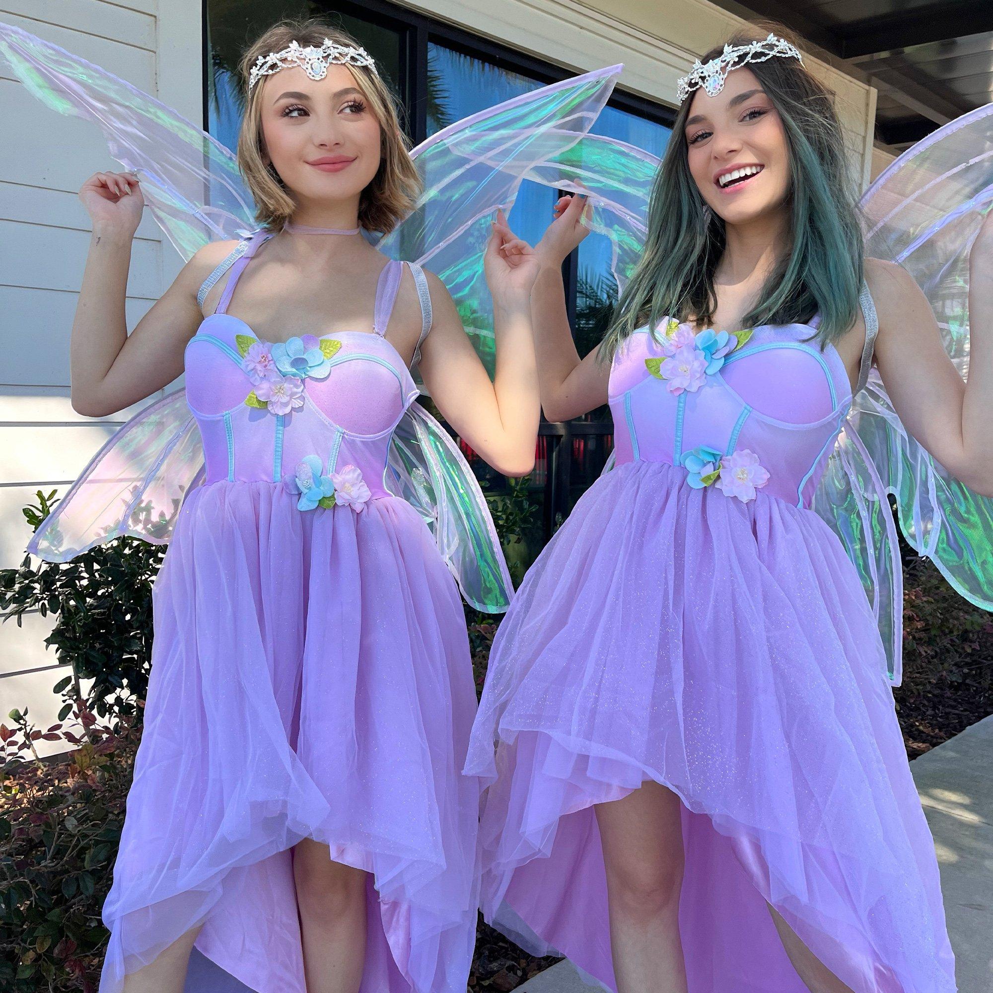 Adult Light-Up Iridescent Fairy Wings - Image 4