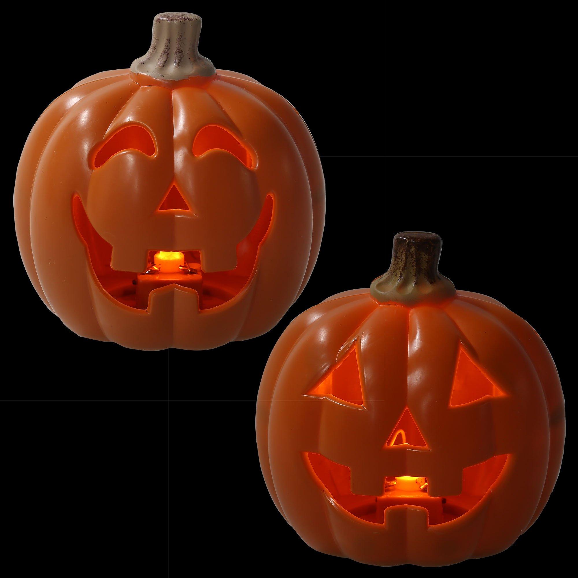Light-Up Jack-o'-Lantern Decoration. 3in x 4in - Image 2