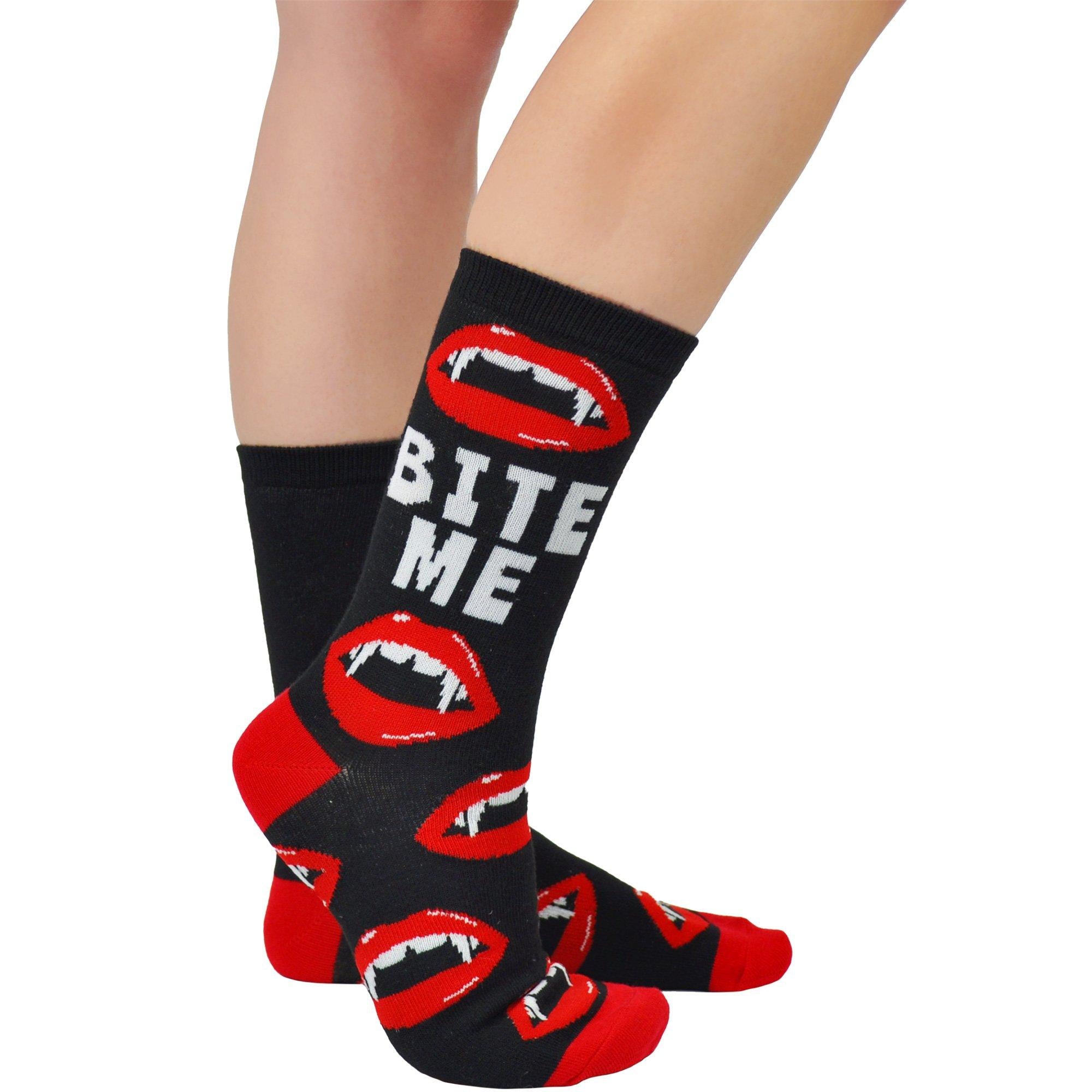 Bite Me Crew Socks - Image 2