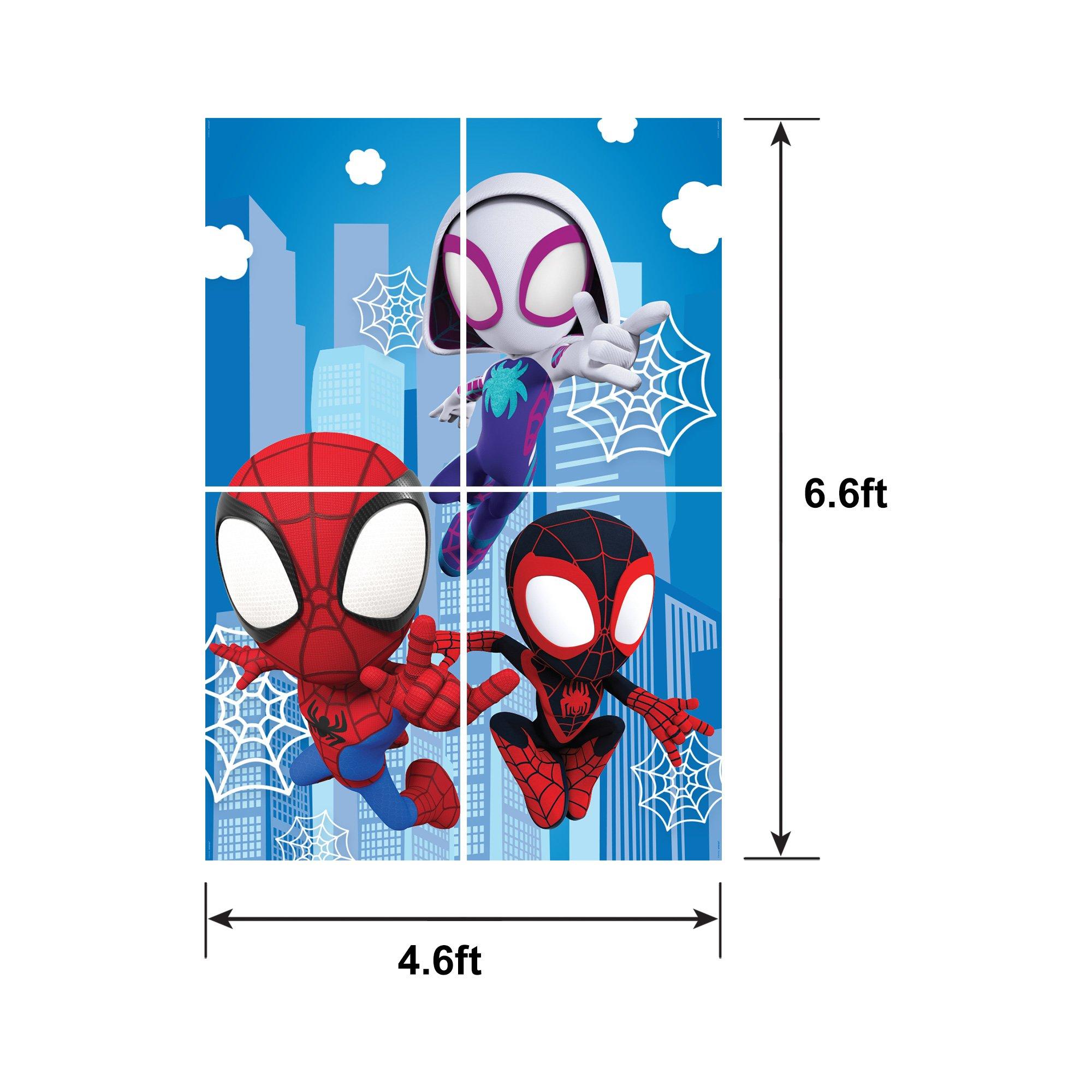 Spidey & His Amazing Friends Scene Setter with Photo Booth Props - Image 5