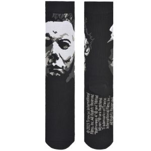 Michael Myers Poster Portrait Crew Socks - Halloween 4