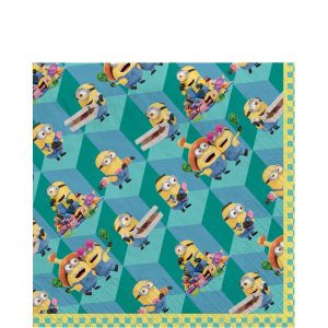 Minions Paper Lunch Napkins. 6.5in. 16ct - Despicable Me 4