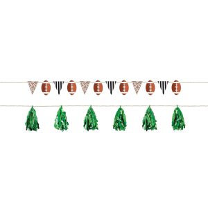 Ready Set Football Cardstock & Foil Banner Set. 2pc. 6ft