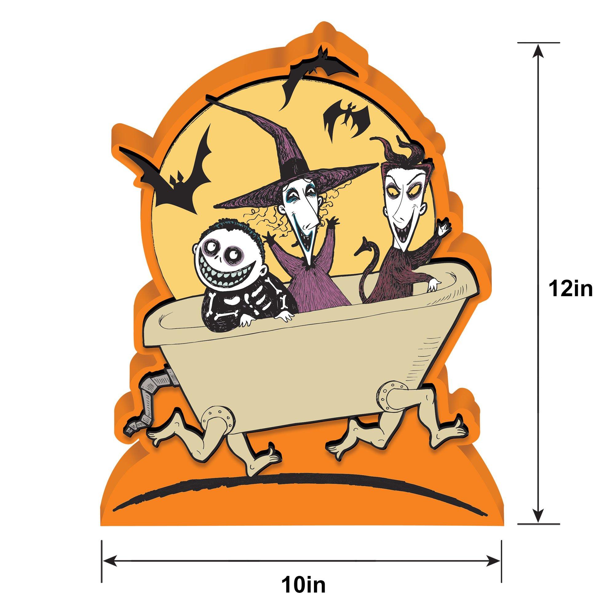 Lock. Shock & Barrel MDF Standing Sign. 10in x 12in - Nightmare Before Christmas - Image 4