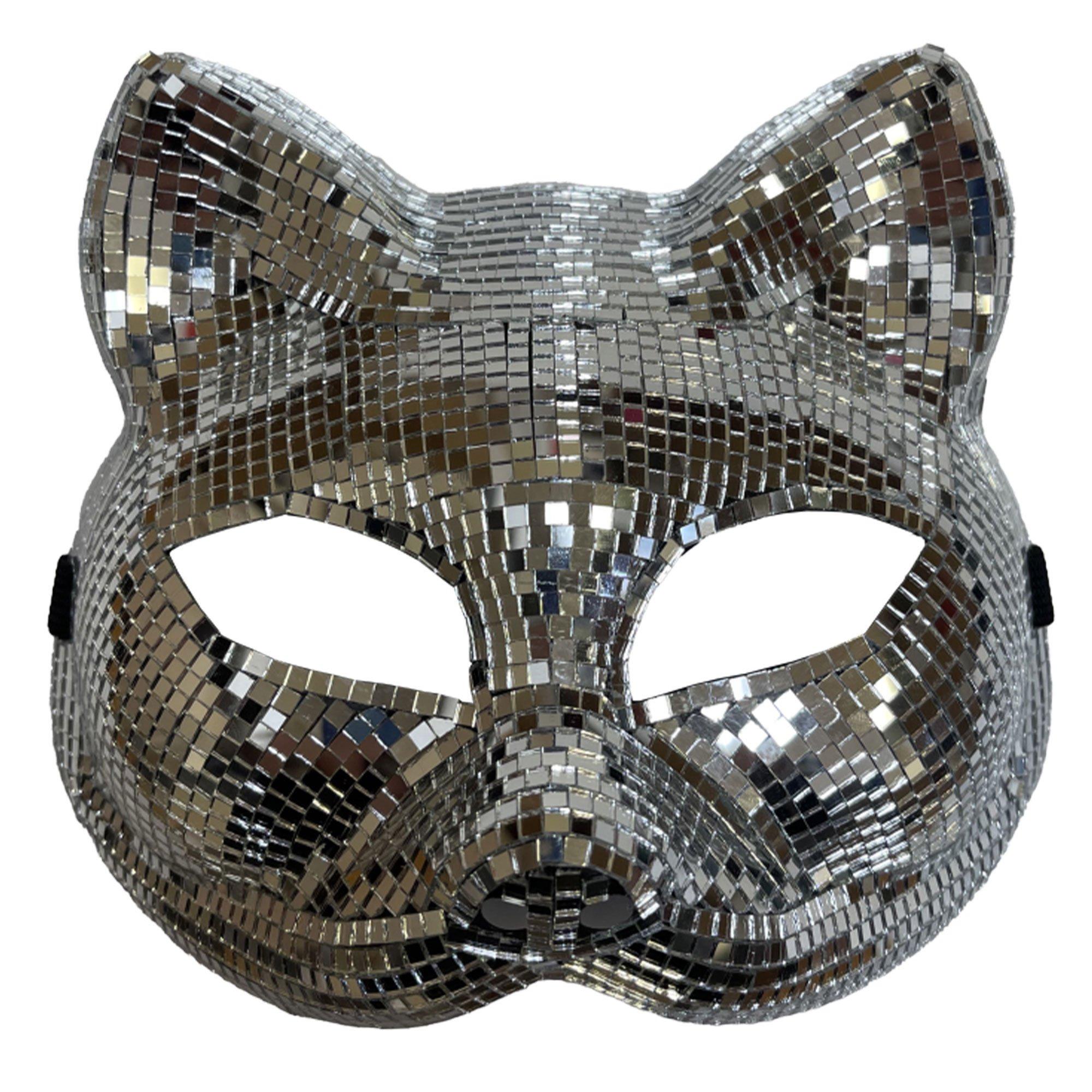Mirrored Cat Half Mask - Image 4