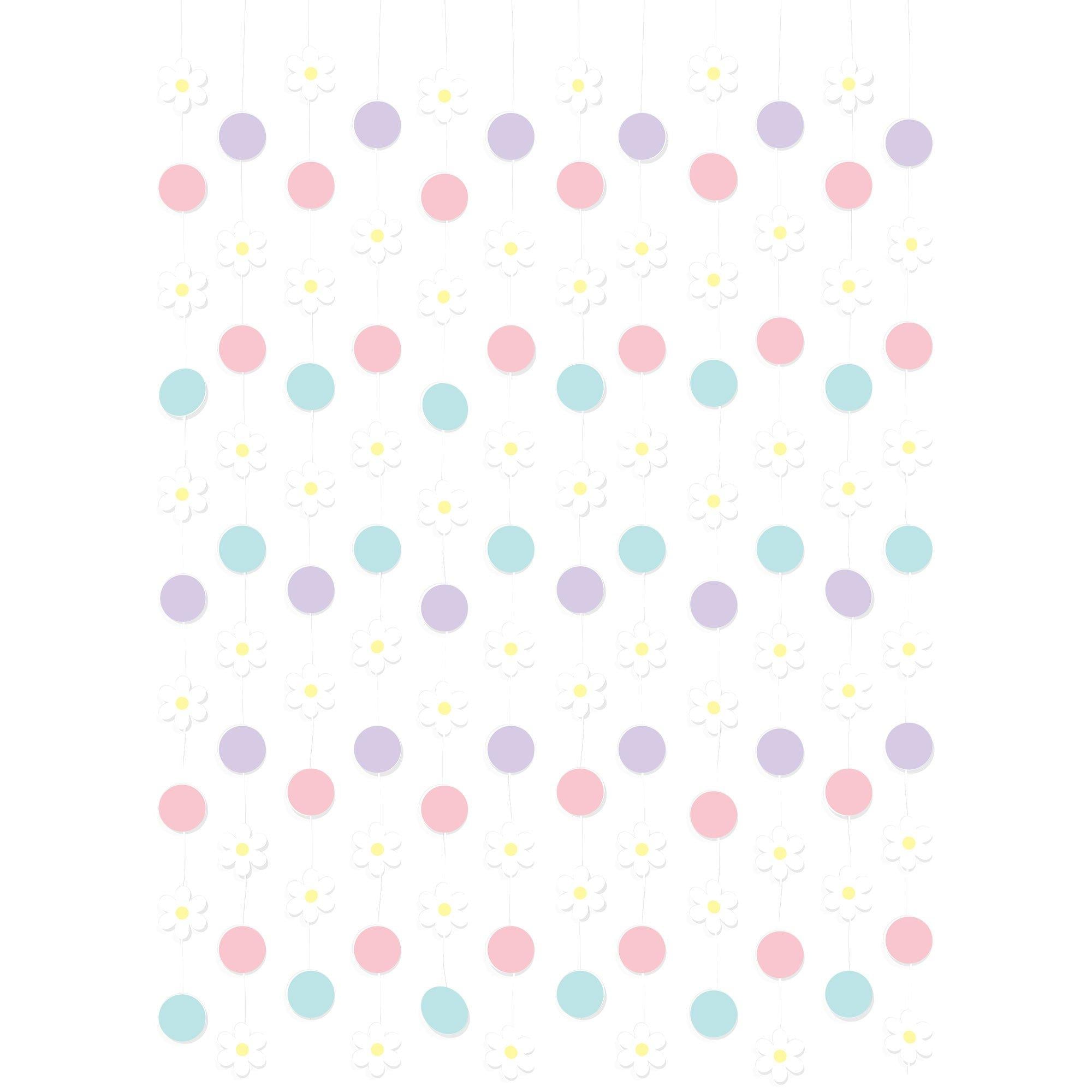 Little Daisy String Decoration Backdrop. 7ft. 12ct - Image 2