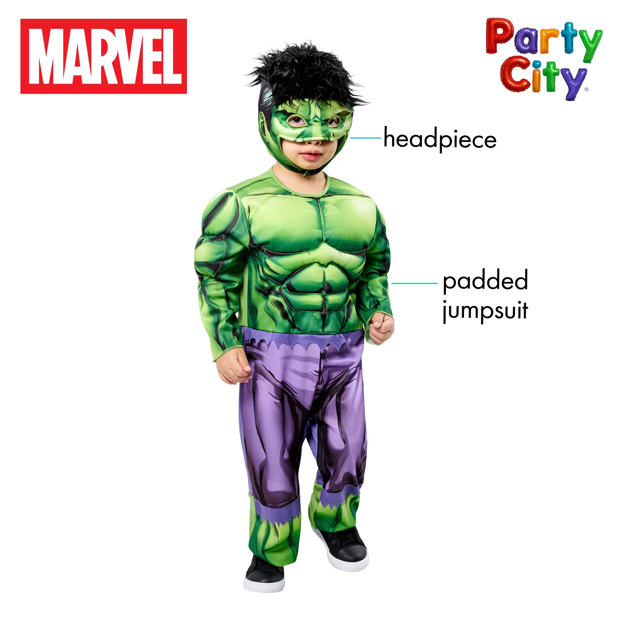 Marvel Hulk Classic Costume for Toddlers - Image 6
