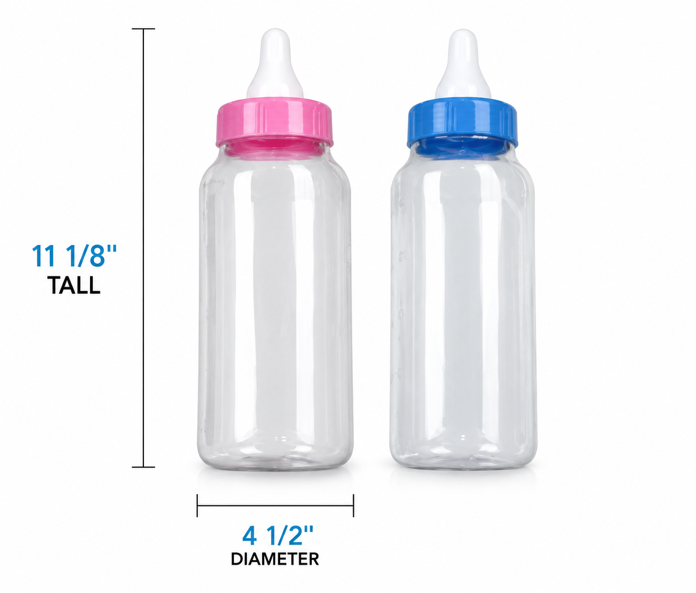 Baby Bottle Bank. 11in. Assorted Colors - Image 6