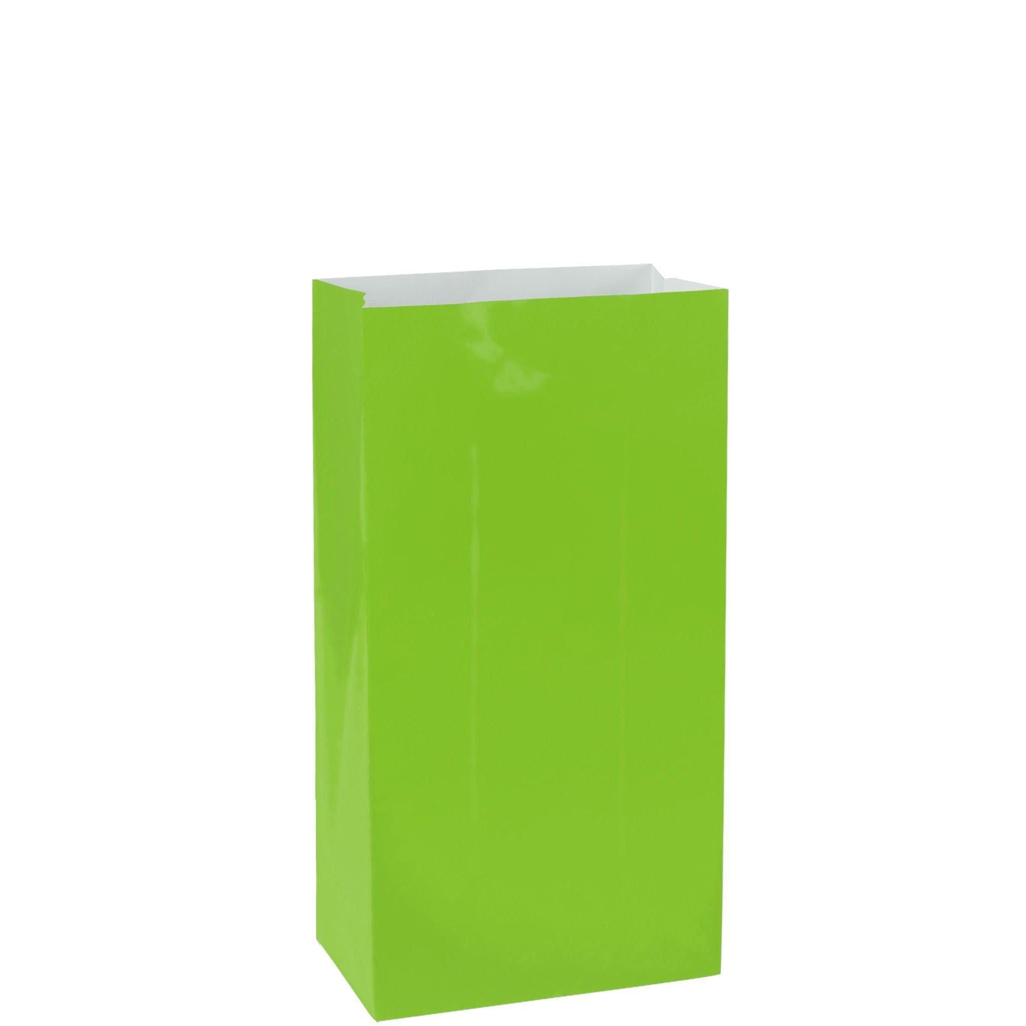 Medium Paper Treat Bags. 12ct. Assorted Colors - Image 6
