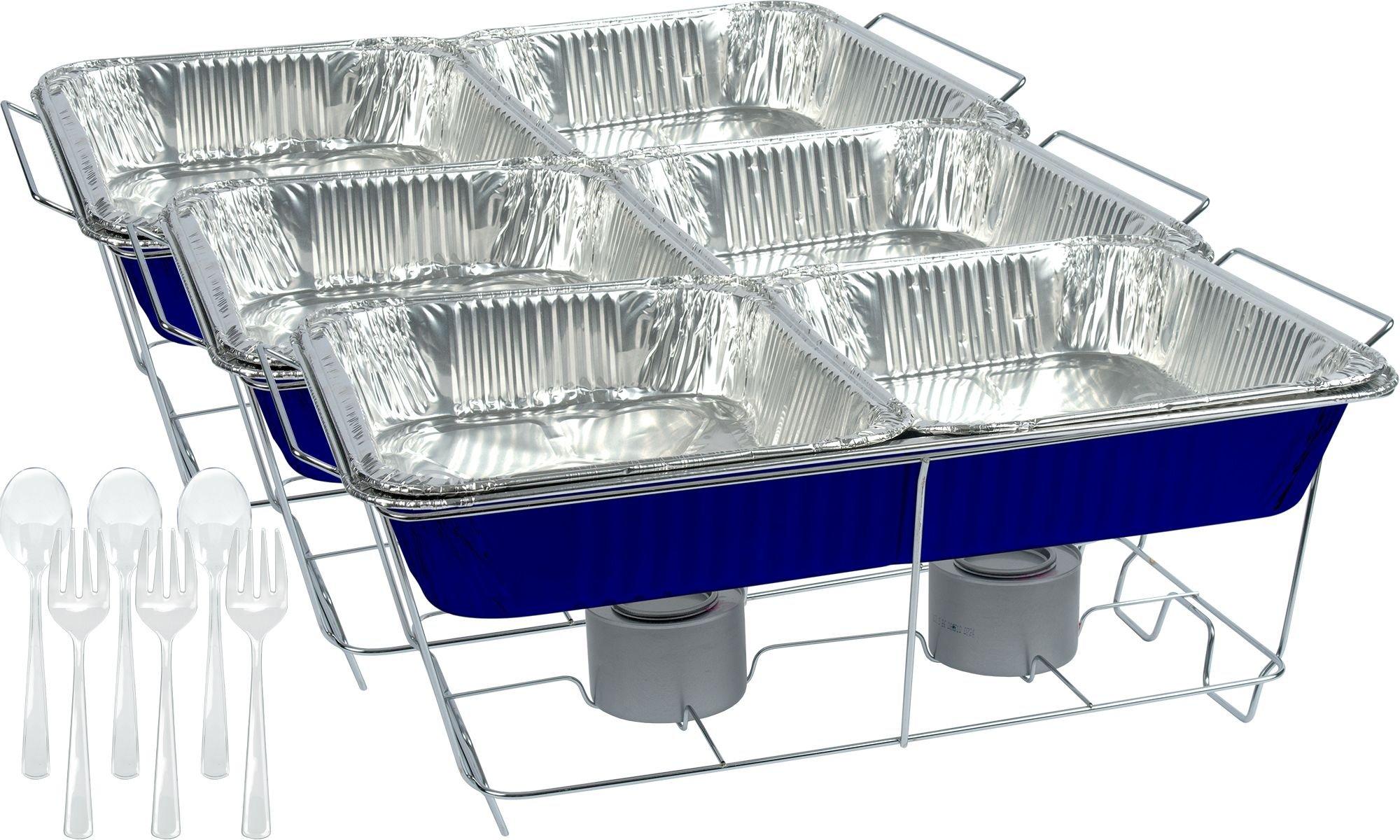 Chafing Dish Buffet Set. 24pc. Assorted Colors