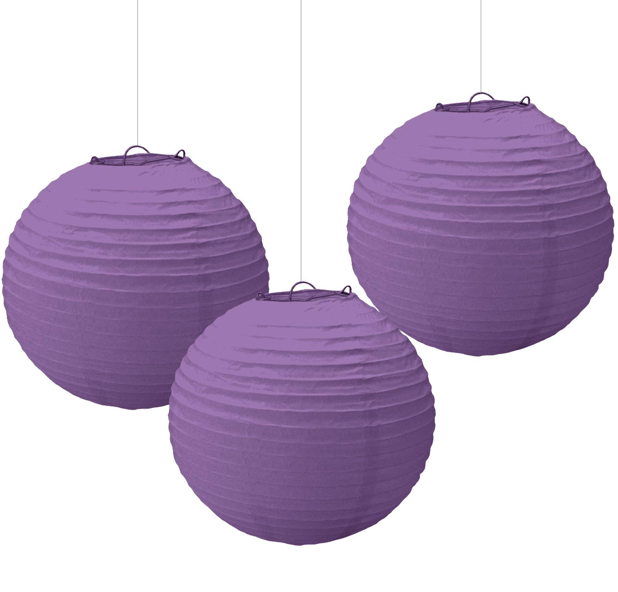 Paper Lanterns. 3ct. Assorted Colors - Image 13