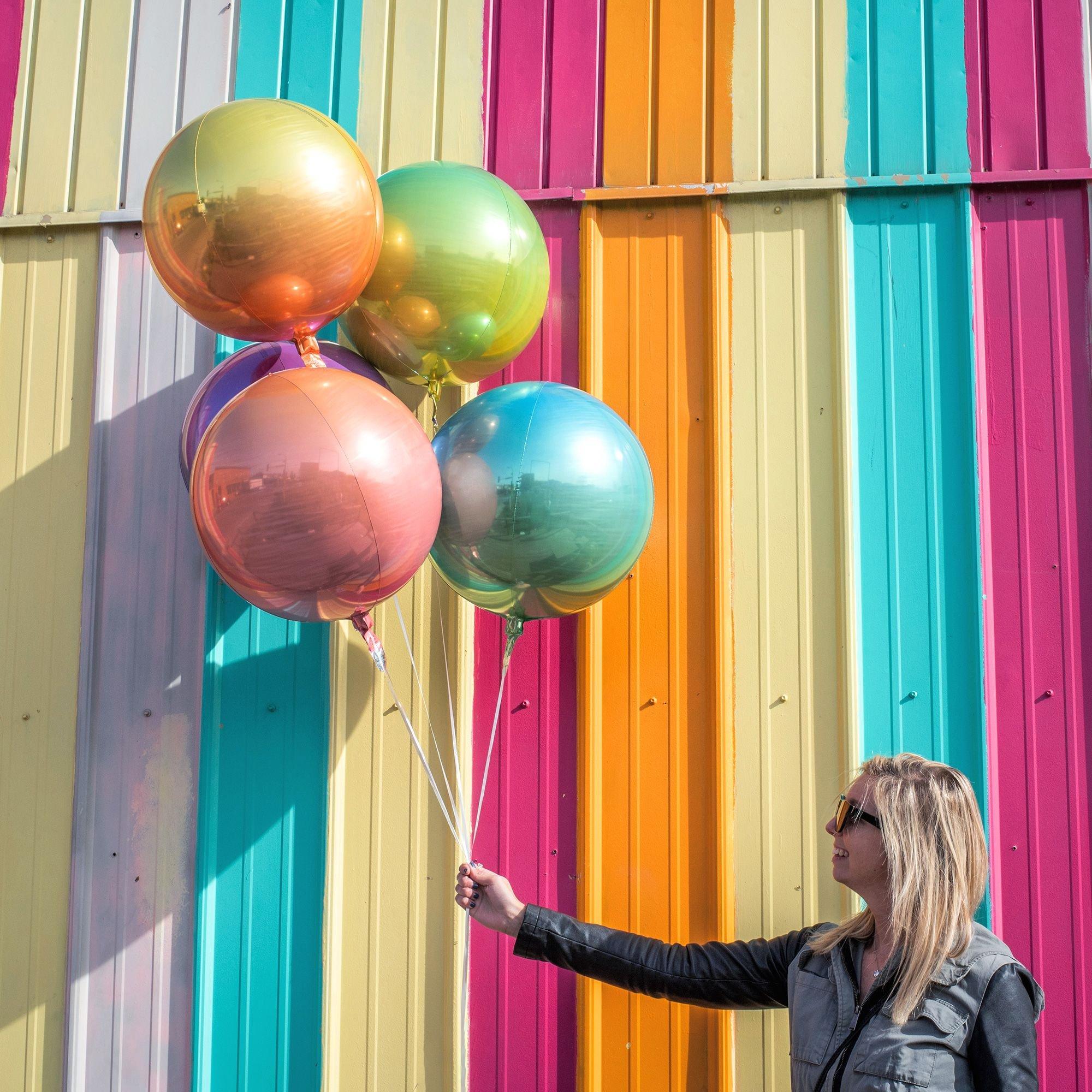 Ombre Orbz Balloon. Assorted Colors - Image 9