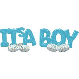 AirLoonz Its a Balloon Phrase Yard Decoration Kit. Assorted Colors