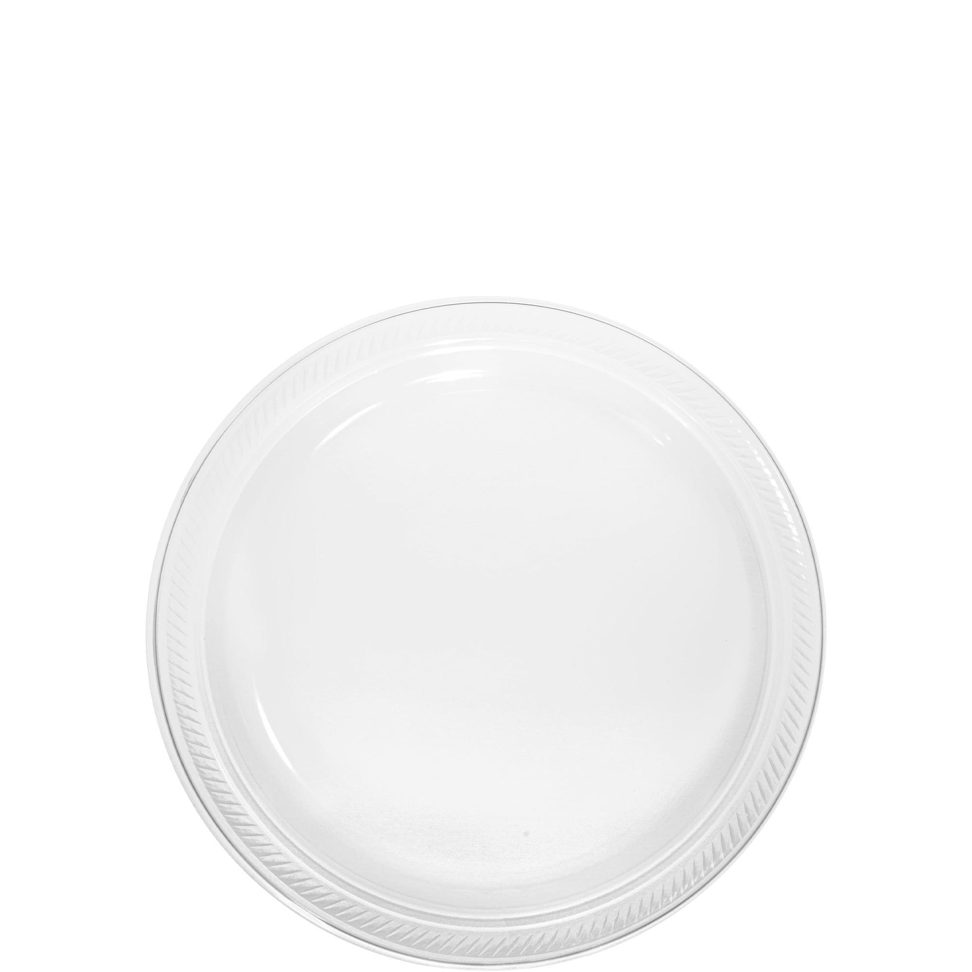 Plastic Dessert Plates. 7in. Assorted Colors. Multiple Counts - Image 10