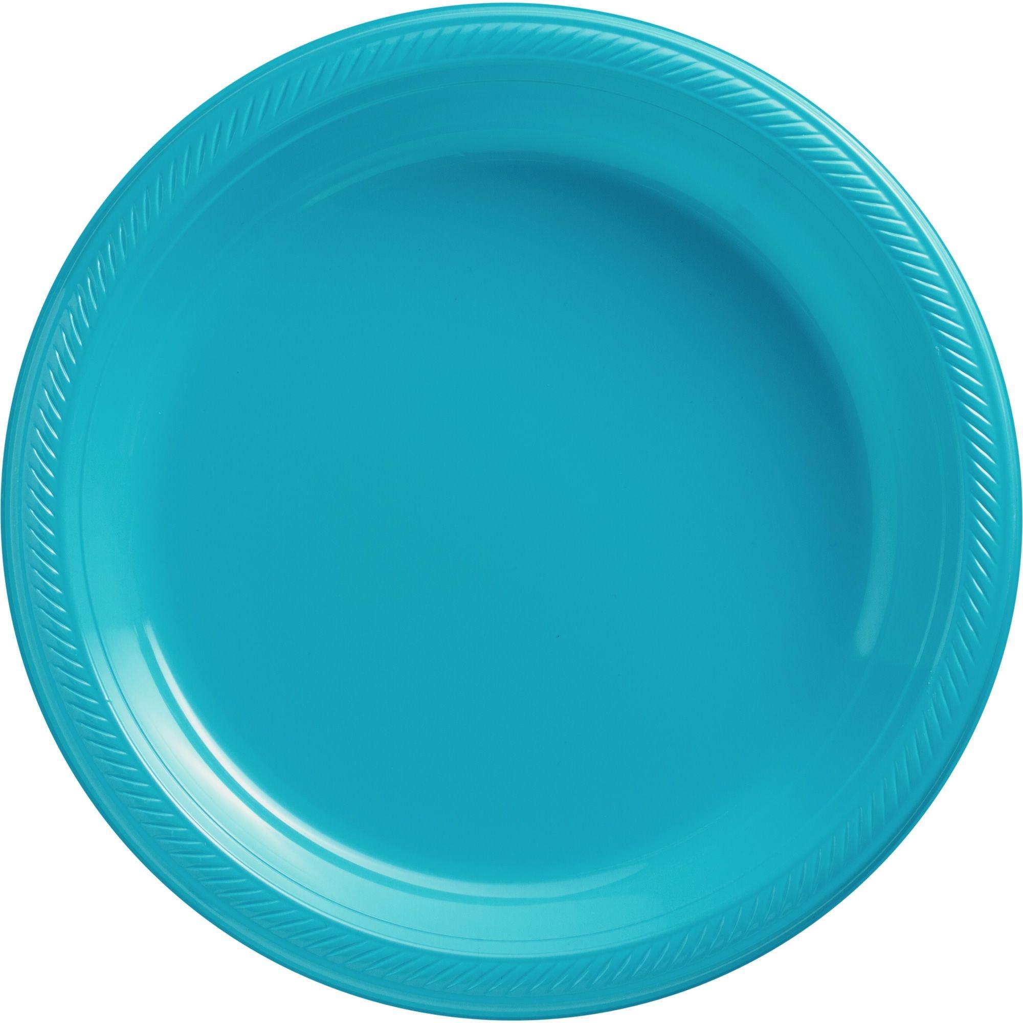 Plastic Dinner Plates. 10.25in. Assorted Colors. Multiple Counts - Image 12