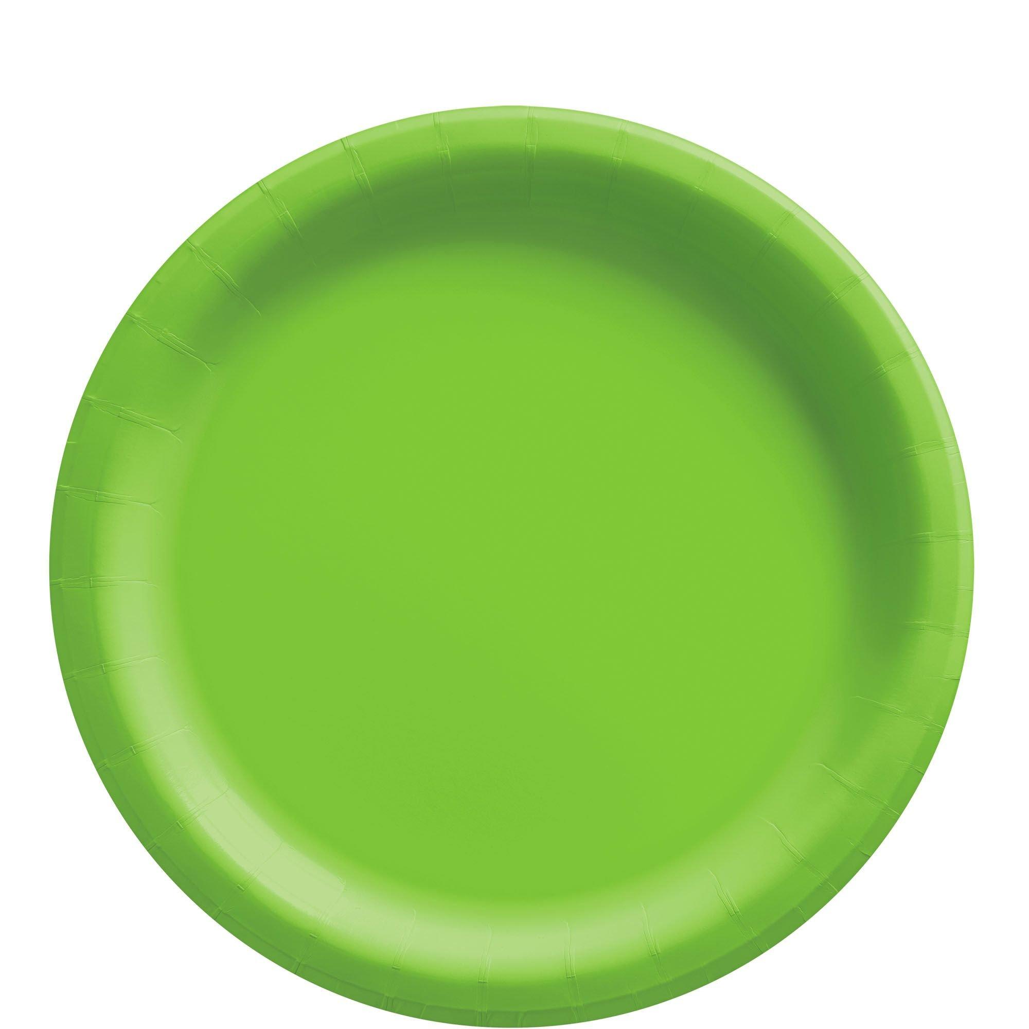 Extra Sturdy Paper Lunch Plates. 8.5in. Assorted Colors. Multiple Counts - Image 22