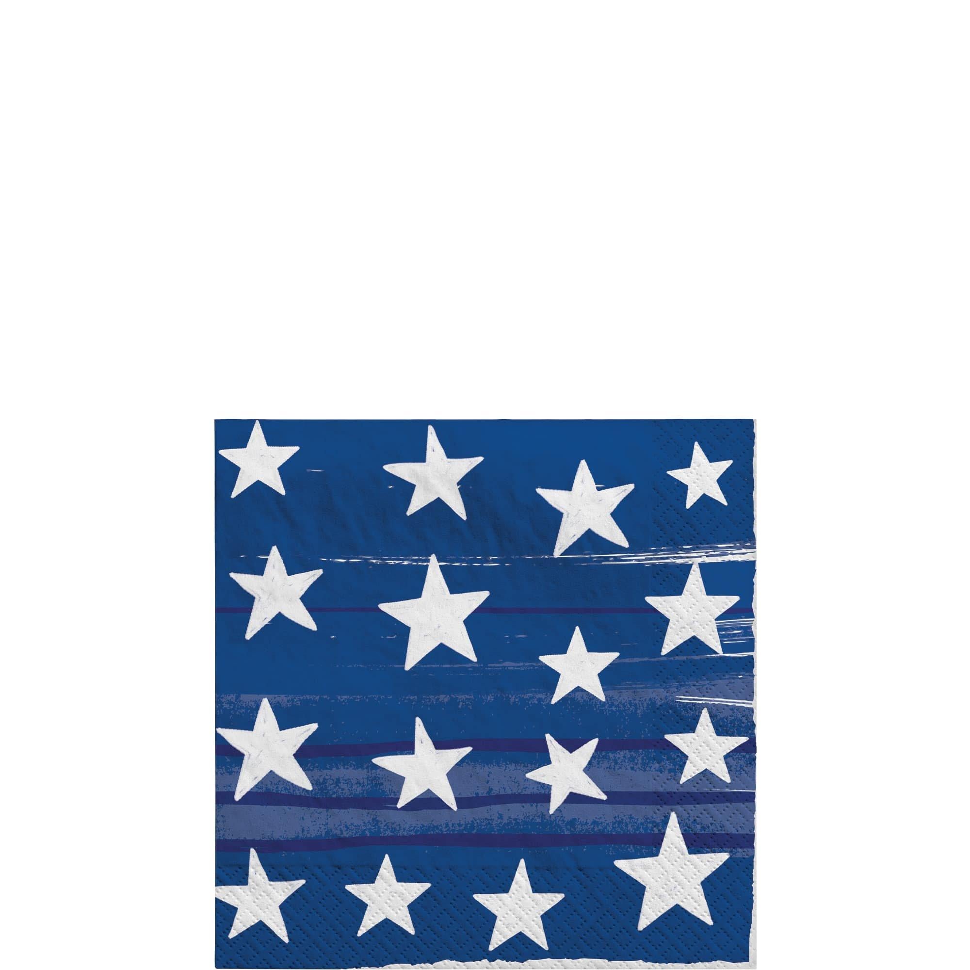 Painted Patriotic Paper Napkins. 16ct. Assorted Options - Image 4