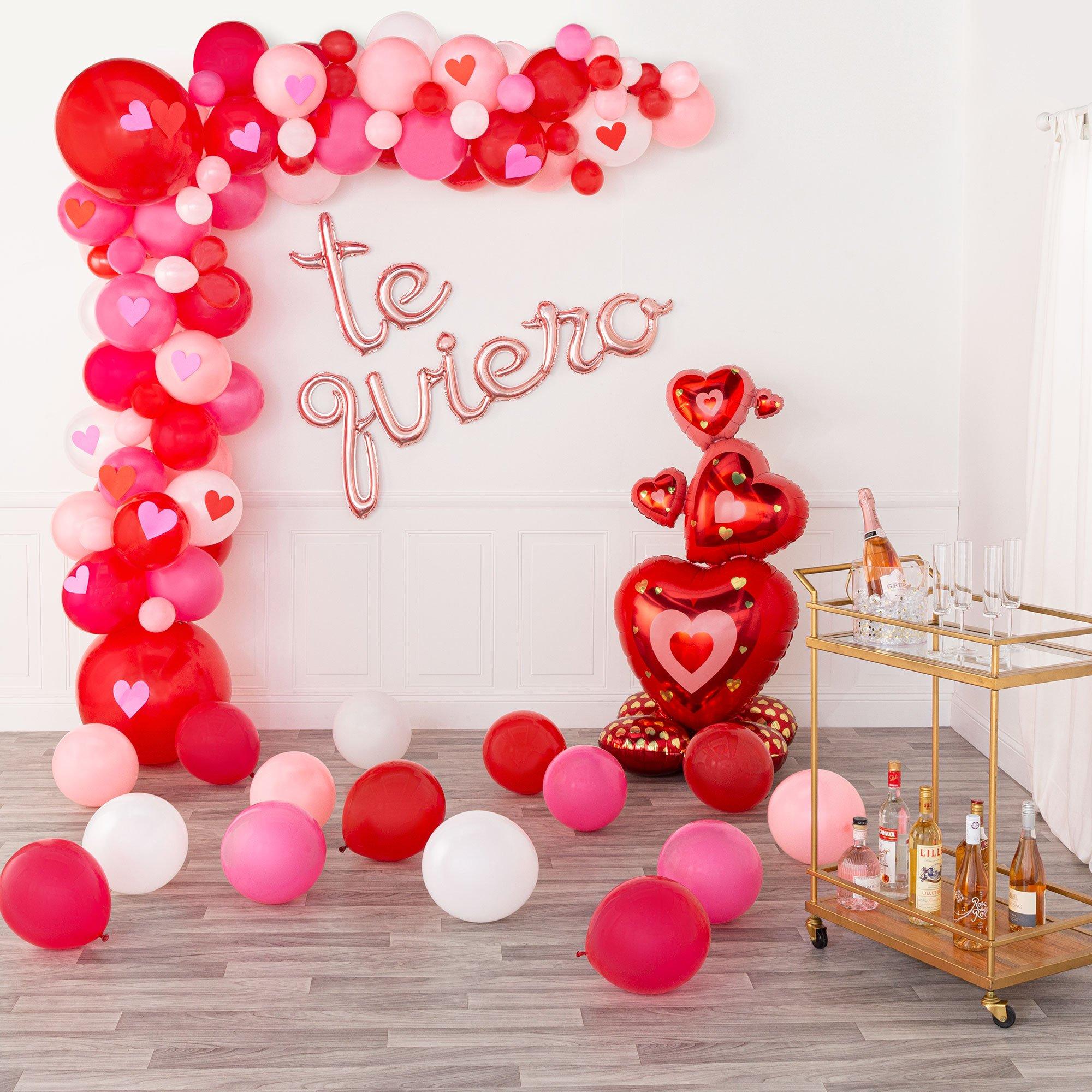 Air-Filled Rose Gold Lowercase Cursive Letter (A-Z) Foil Balloon. 10in x 8in - Image 12