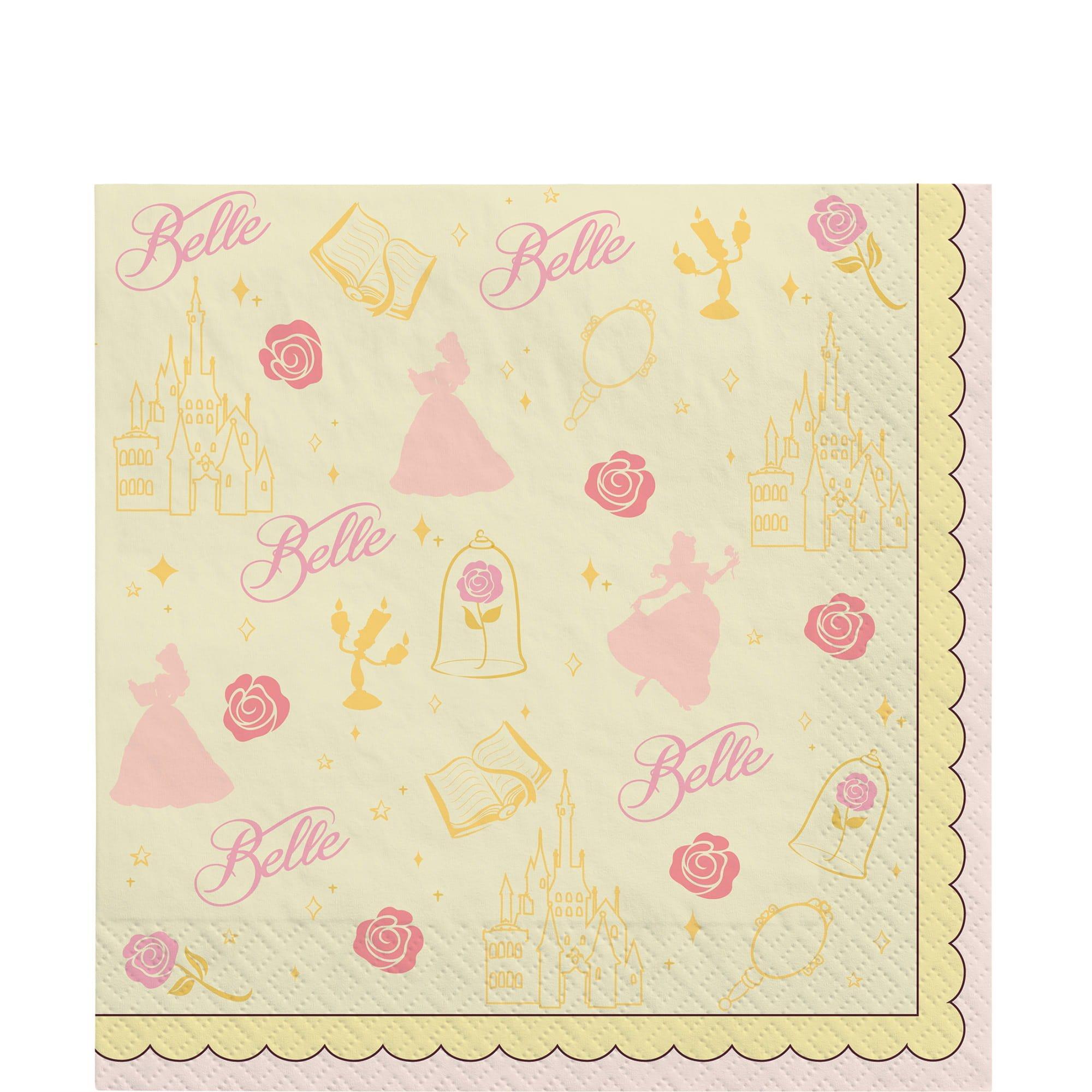 Disney Belle Once Upon A Time Lunch Napkins. 16ct. Assorted Options