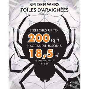 White Stretch Spider Web. 200 sq ft