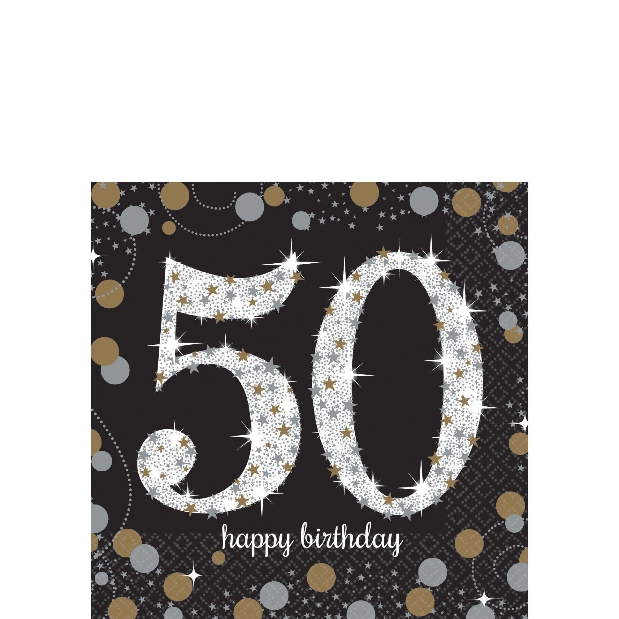 Birthday Beverage Napkins 16ct - Sparkling Celebration. Ages 70. 80. 90. 100 - Image 5