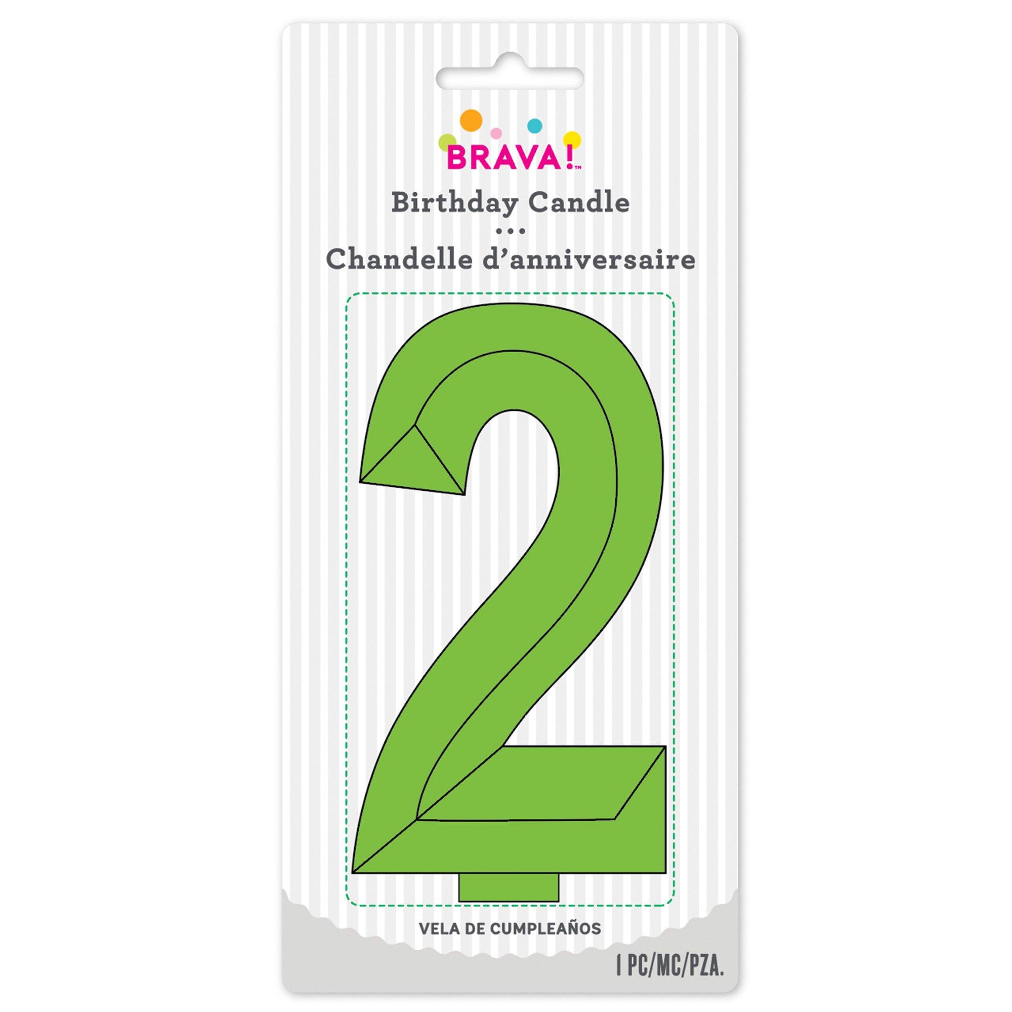 Faceted Number (0-9) Birthday Candle. 5.25in - Image 9