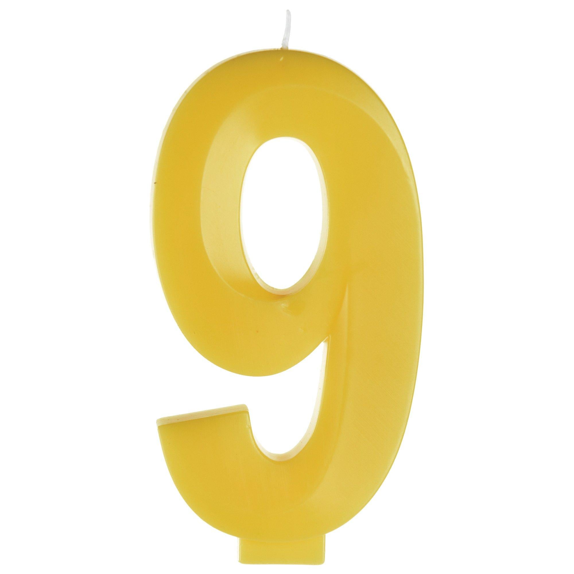 Faceted Number (0-9) Birthday Candle. 5.25in - Image 27