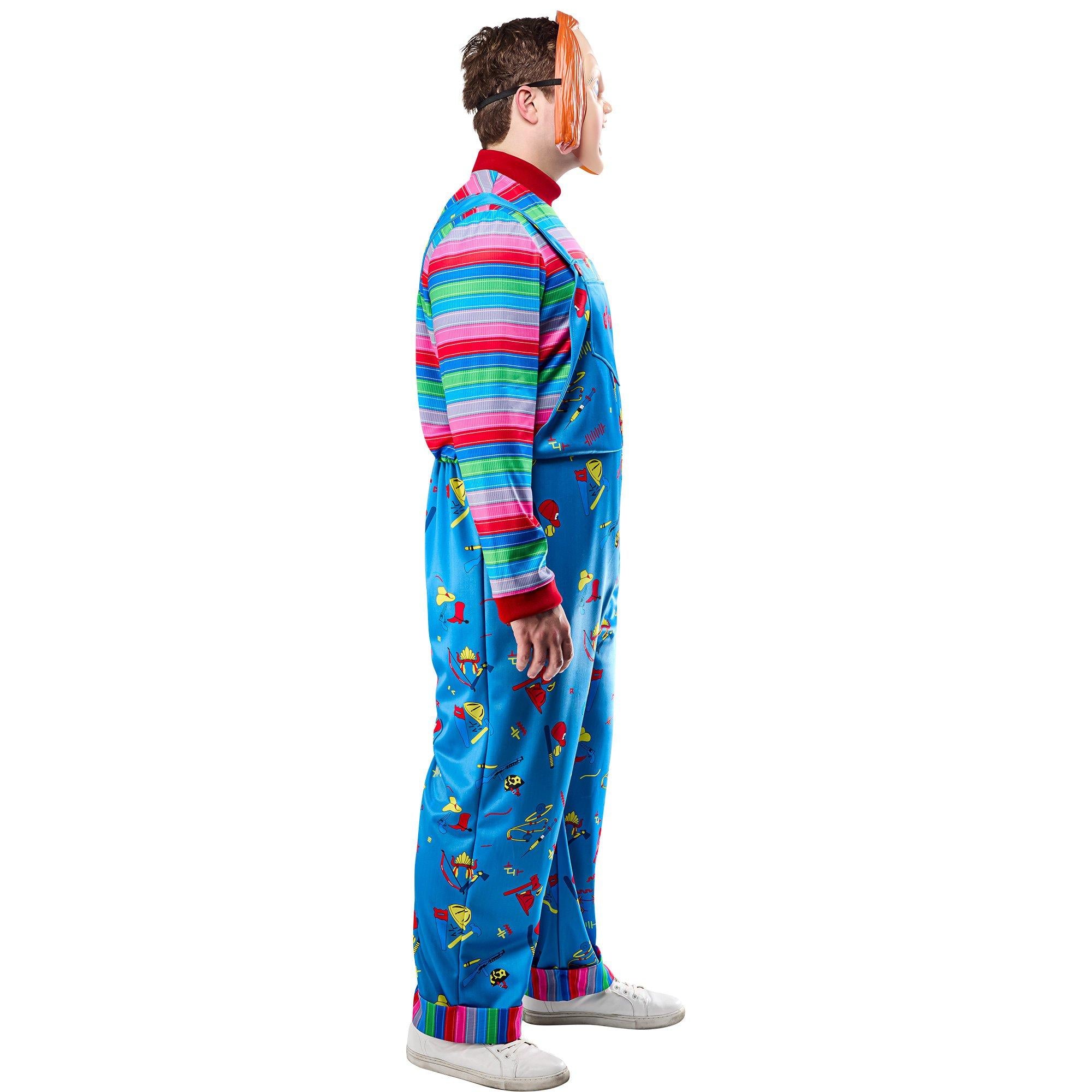 Men's Big and Tall Child's Play 2 Chucky Costume with Mask - Image 2
