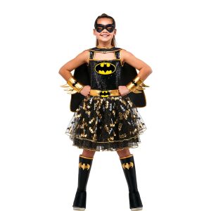 Girls' Sequin DC Comics Batgirl Costume - Deluxe