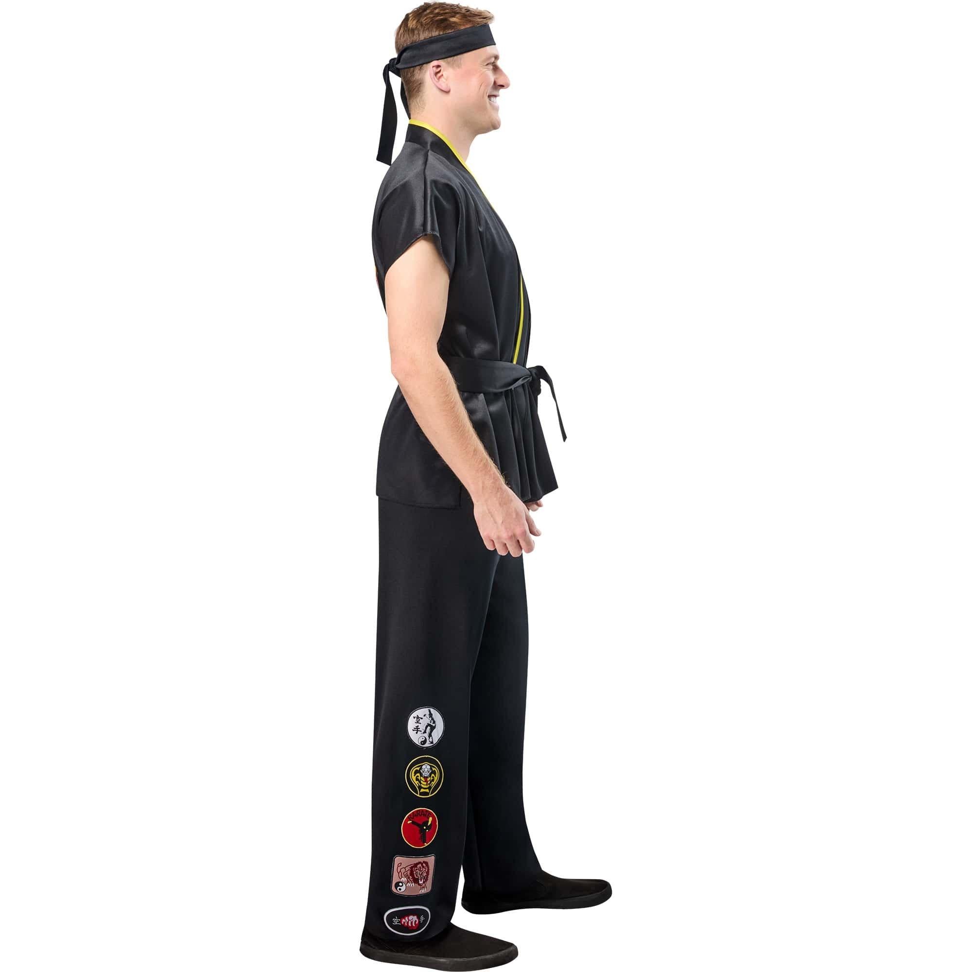 Men's Karate Kid Classic Cobra Kai Johnny Lawrence Costume - Image 3