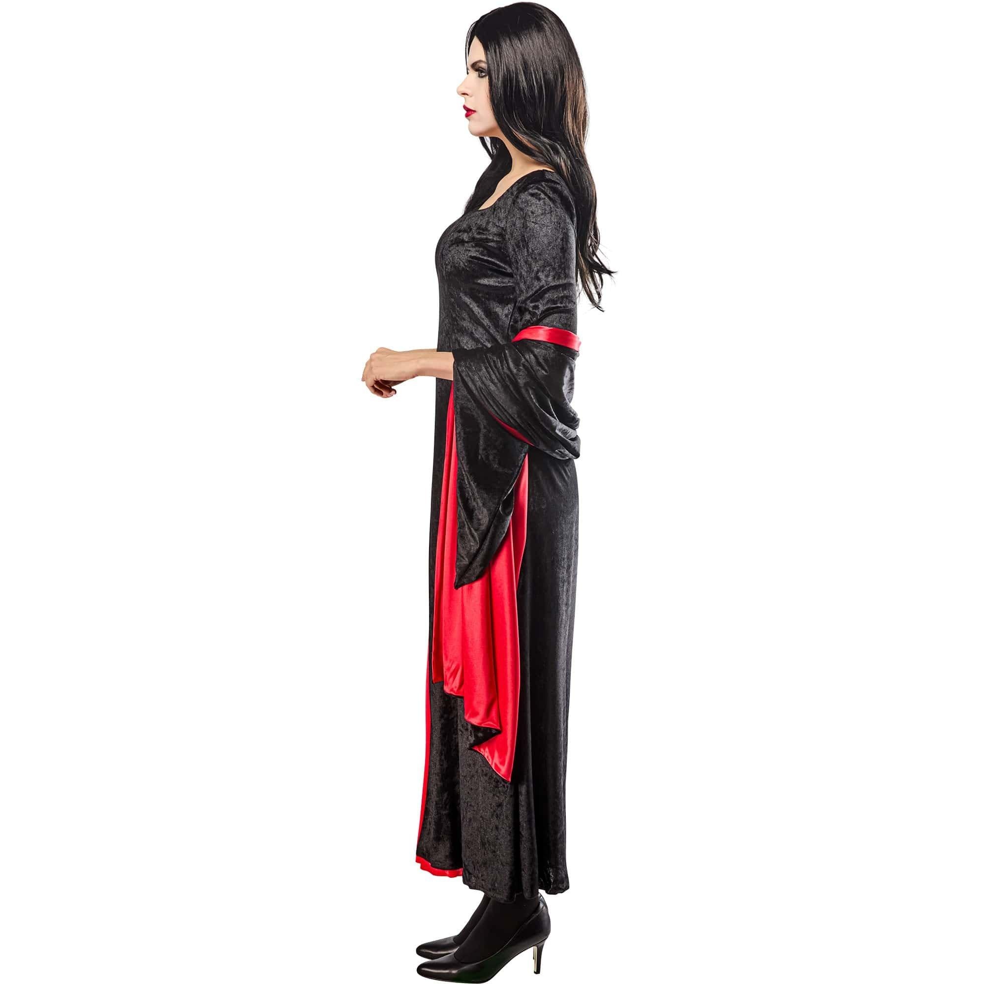 Women's Wednesday Nevermore Academy Morticia Addams Dress - Image 3