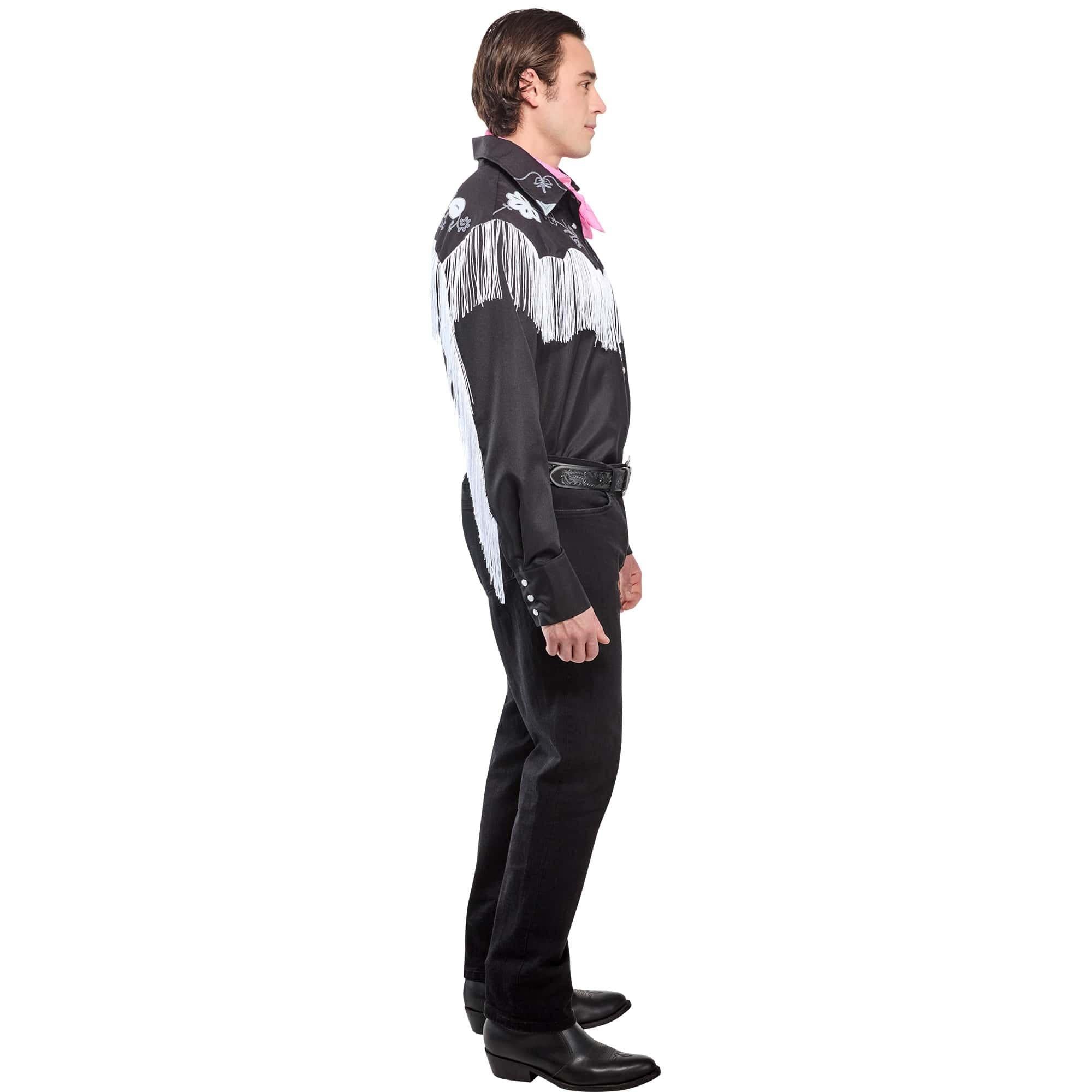 Men's Barbie Movie Western Ken Costume Top and Scarf - Image 3