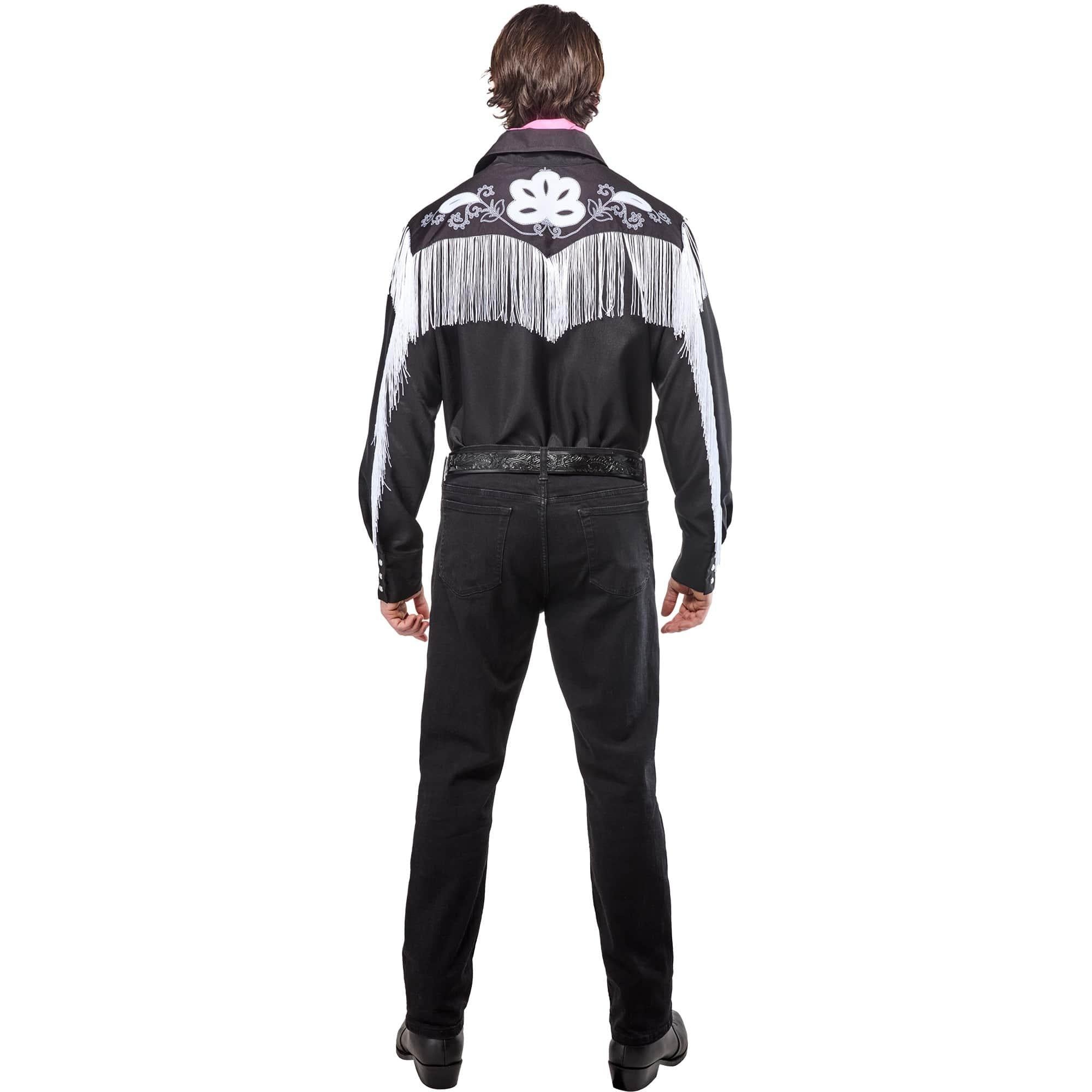 Men's Barbie Movie Western Ken Costume Top and Scarf - Image 4